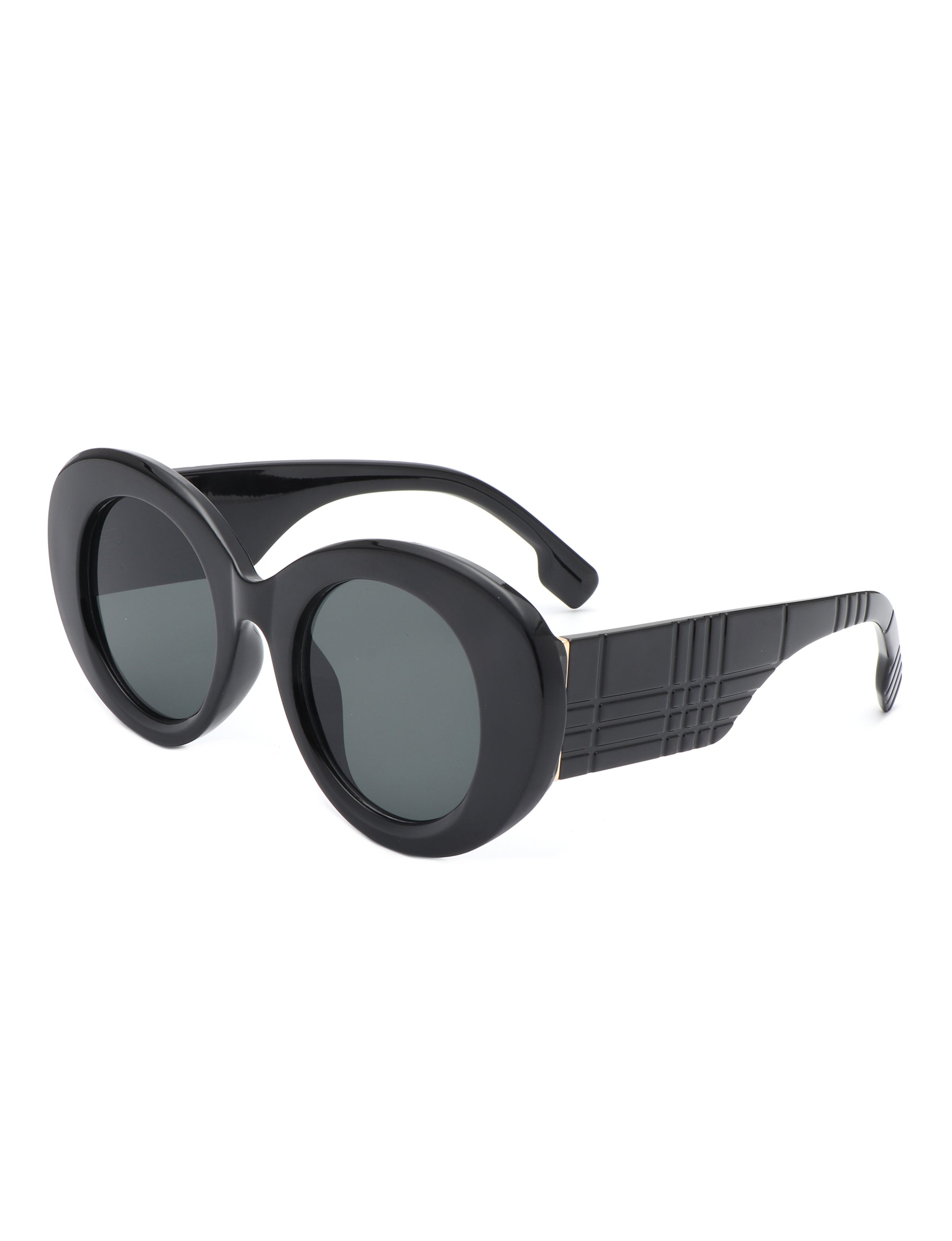 Optic - Round Oval Oversized Women's Fashion Sunglasses - Charming Charlie