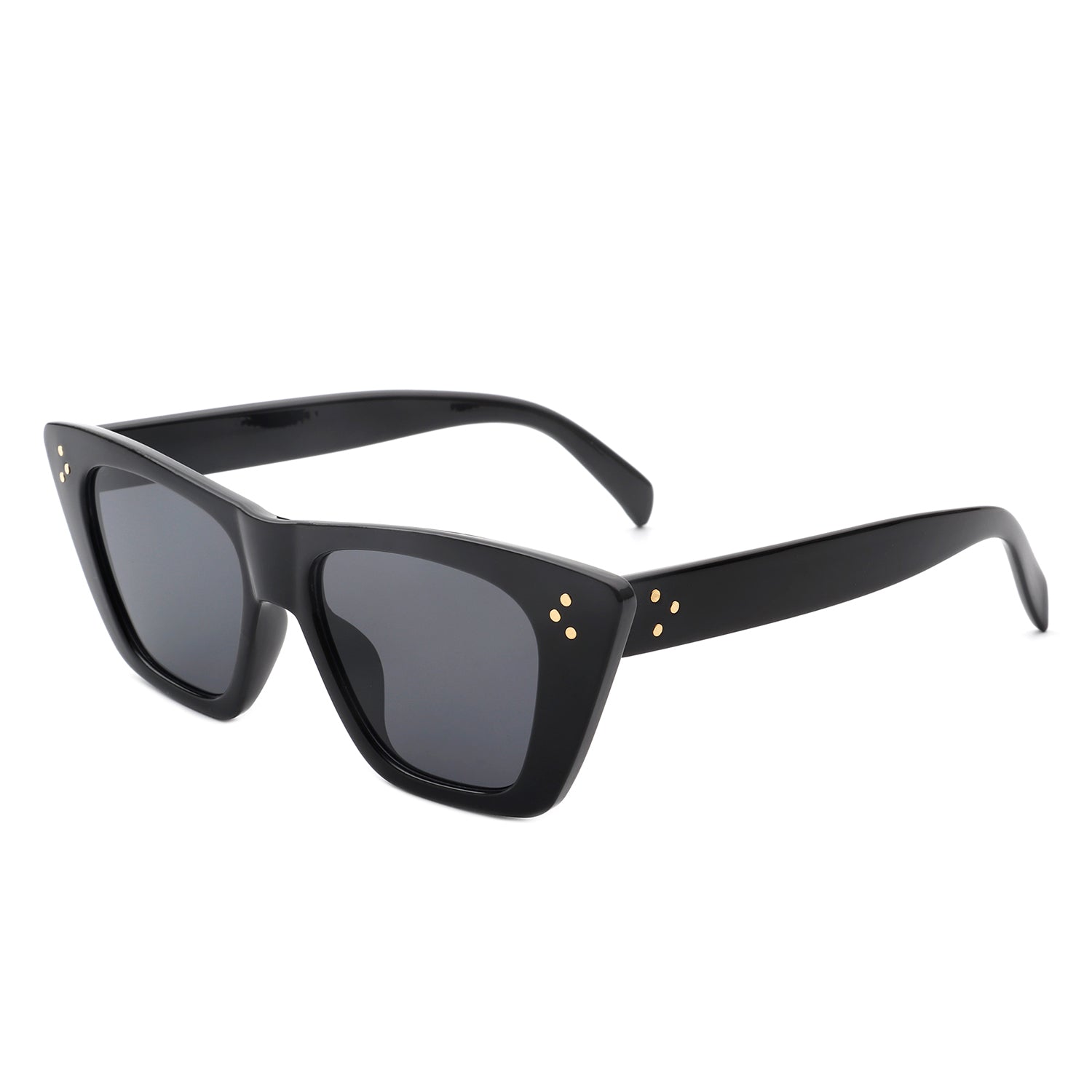 Lightnin - Women Retro Cat Eye Fashion Square Sunglasses - Charming Charlie