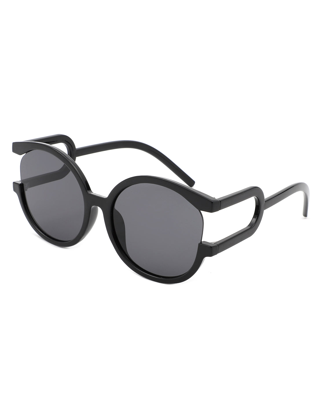 Iloria - Oversized Fashion Irregular Round Sunglasses - Charming Charlie
