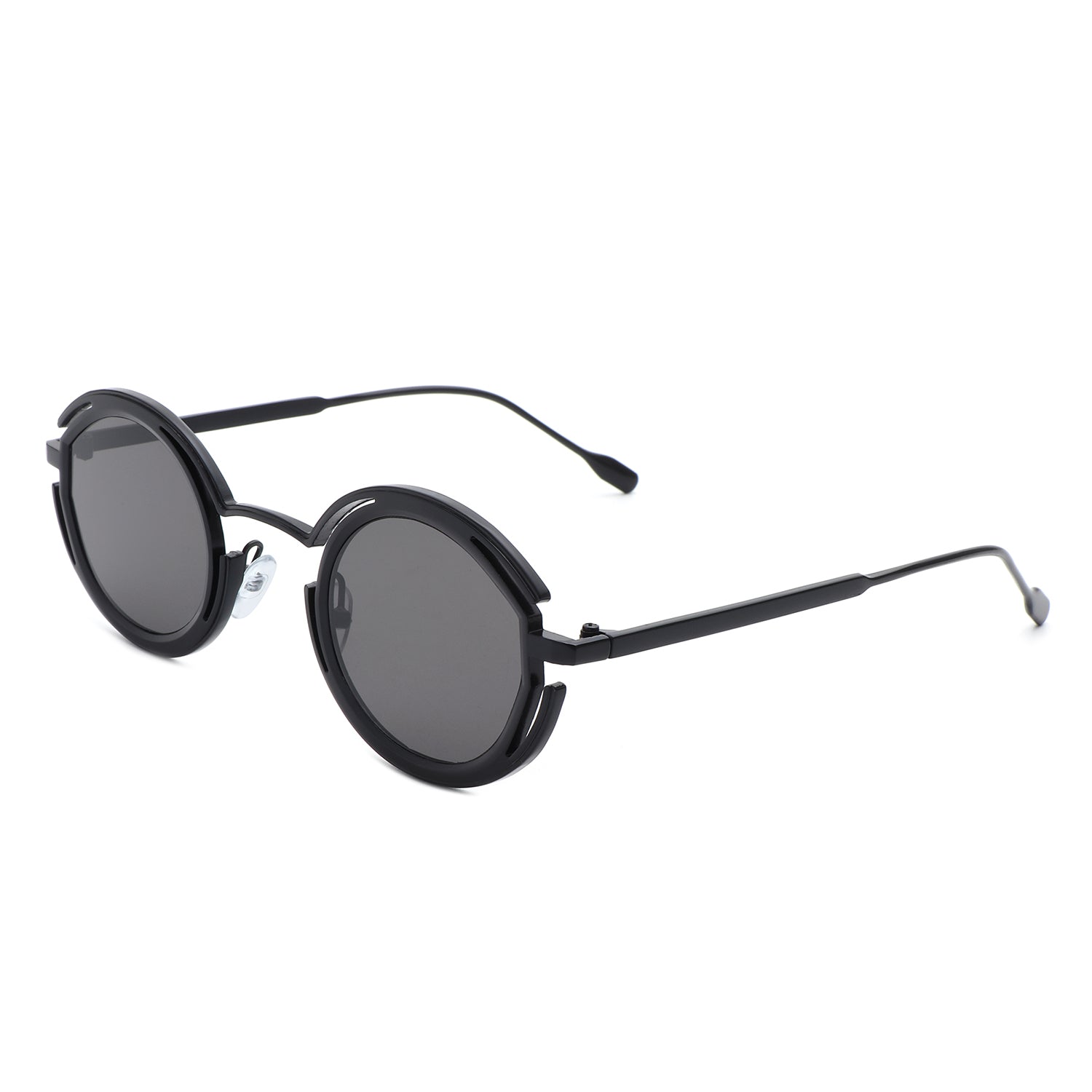 Moonmist - Fashion Circle Geometric Round Futuristic Fashion Sunglasses - Charming Charlie