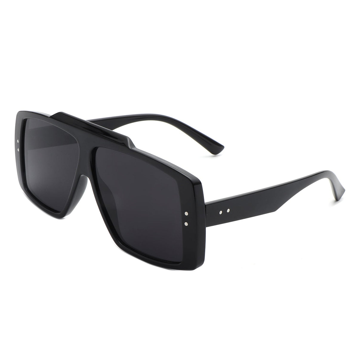 Halia - Square Retro Flat Top Vintage Inspired Fashion Sunglasses - Charming Charlie
