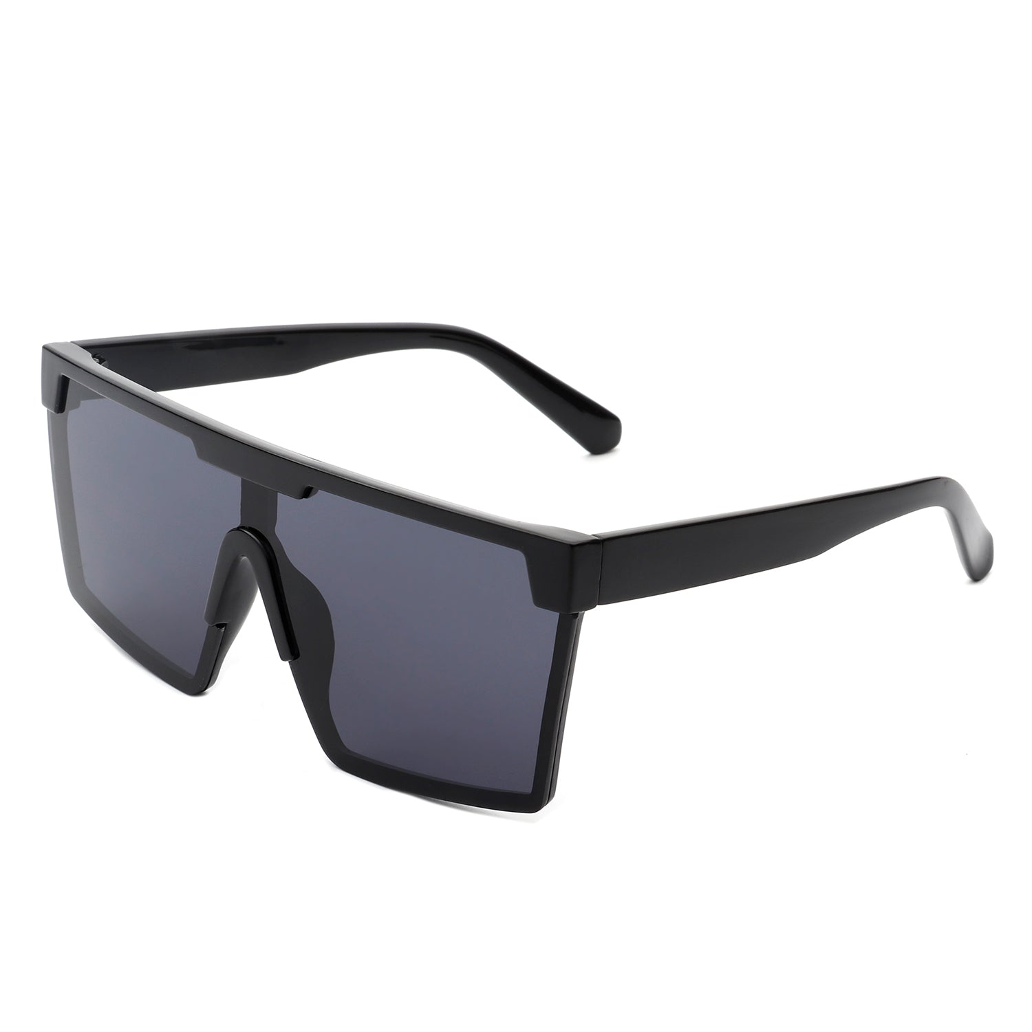 Vitalize - Oversize Retro Square Flat Top Tinted Fashion Women Sunglasses - Charming Charlie
