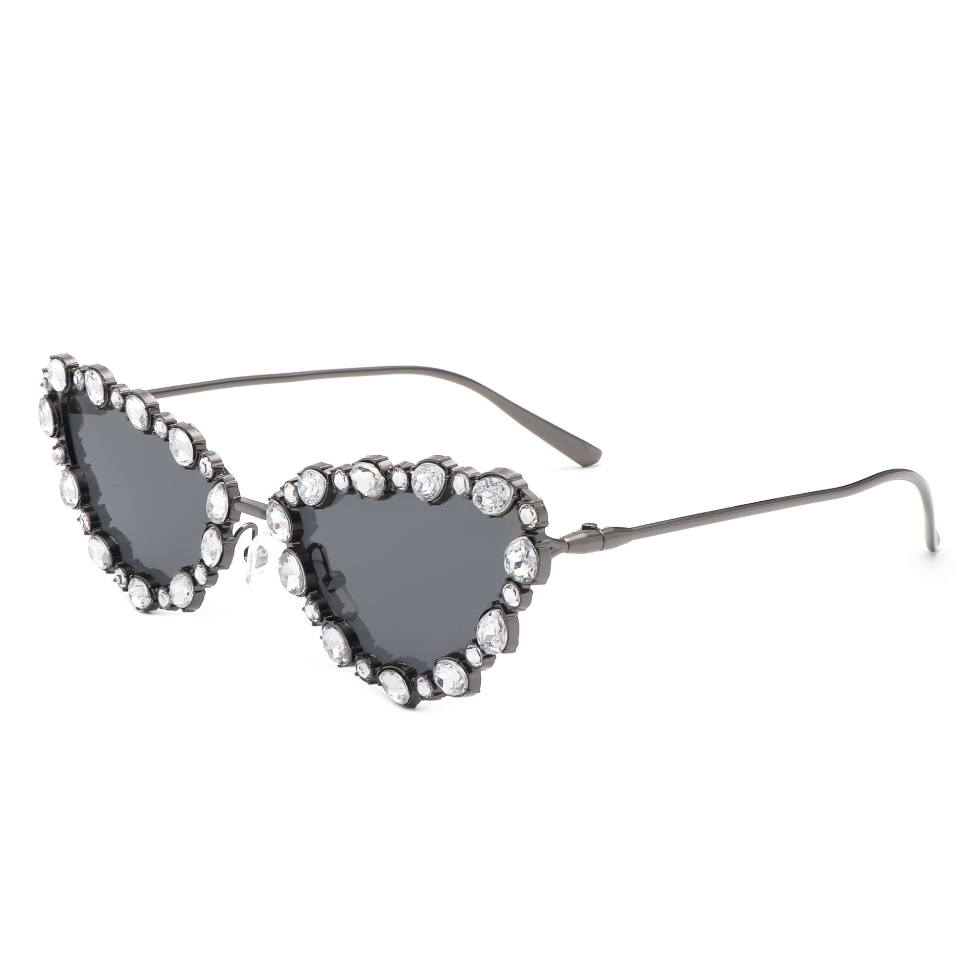 Elevate - Luxury Rhinestone Cat Eye Sunglasses - Charming Charlie