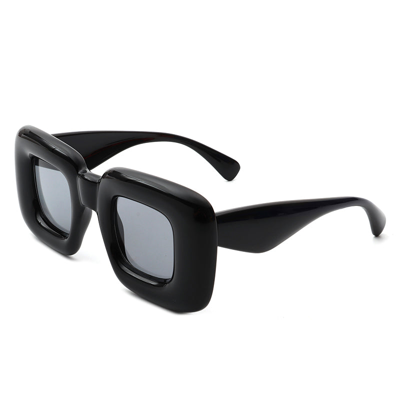 Rayne - Y2K Square Inflated Chunky Retro Funny Sunglasses - Charming Charlie