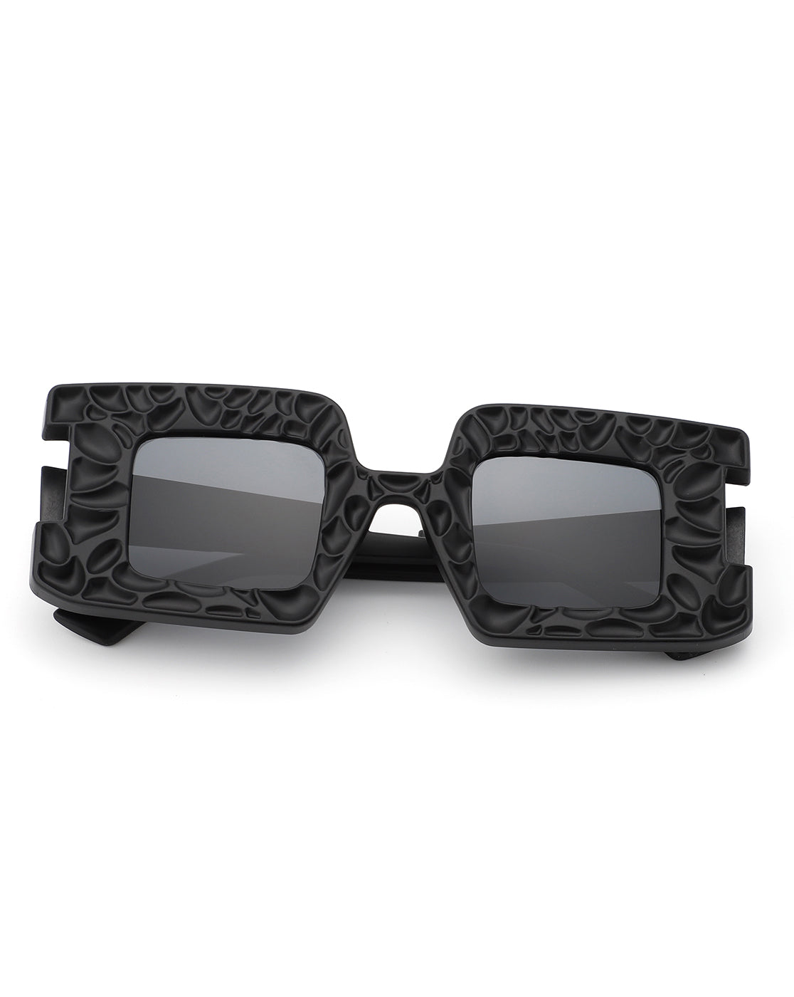 Pledge - Modern Chunky Geometric Square Fashion Sunglasses - Charming Charlie