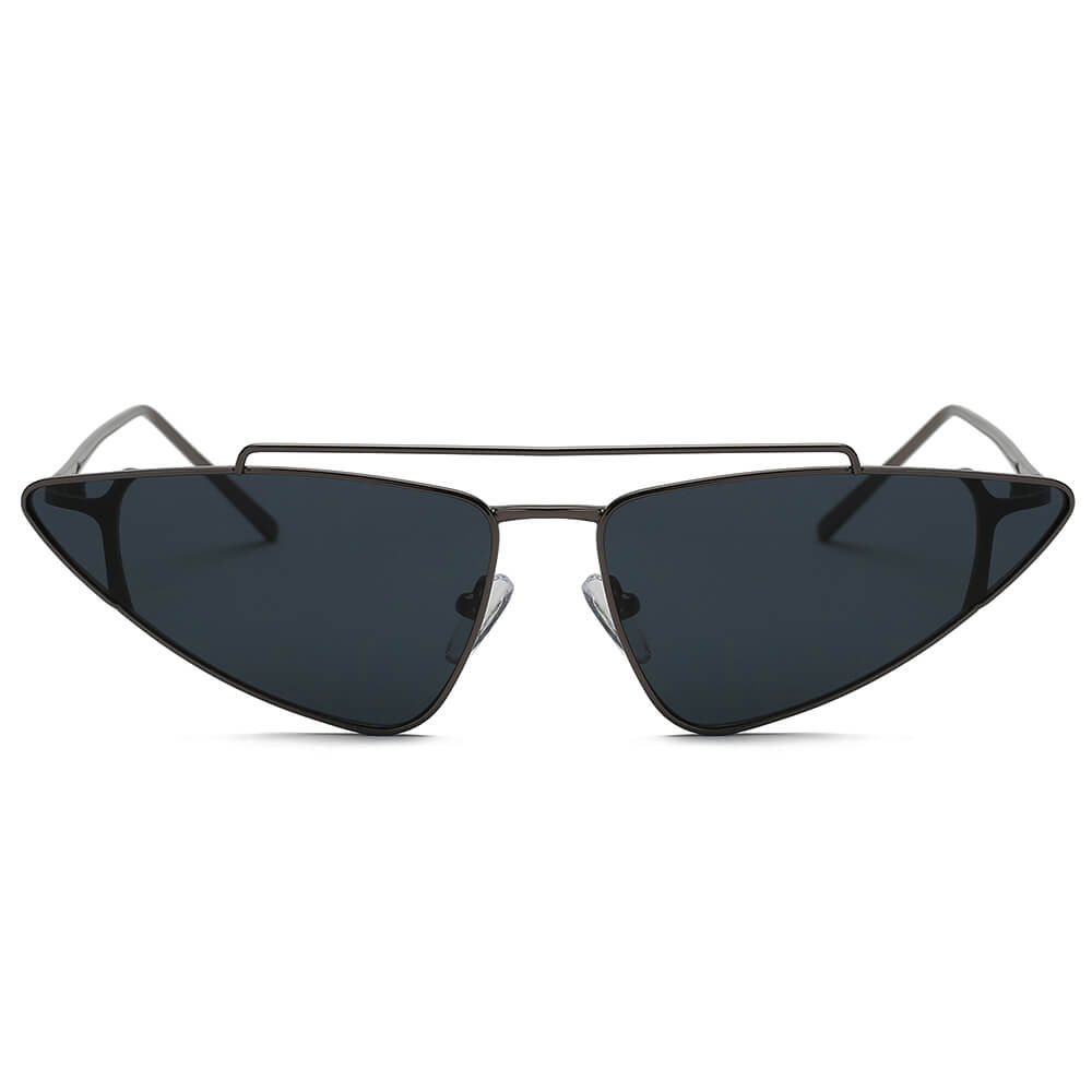 COHASSET | S3007 - Women Small Retro Vintage Cat Eye Sunglasses - Cramilo Eyewear - Stylish Trendy Affordable Sunglasses Clear Glasses Eye Wear Fashion