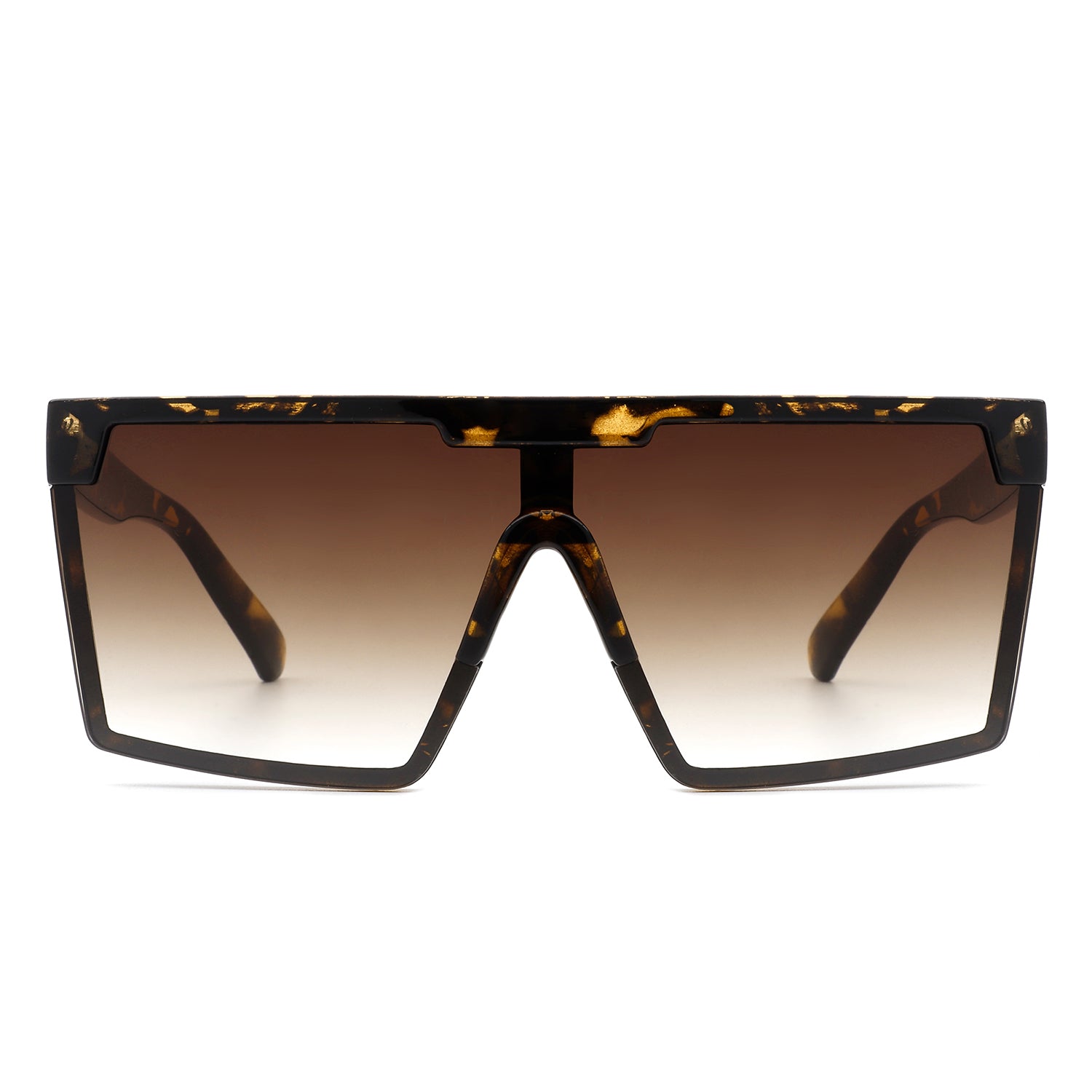 Vitalize - Oversize Retro Square Flat Top Tinted Fashion Women Sunglasses - Charming Charlie
