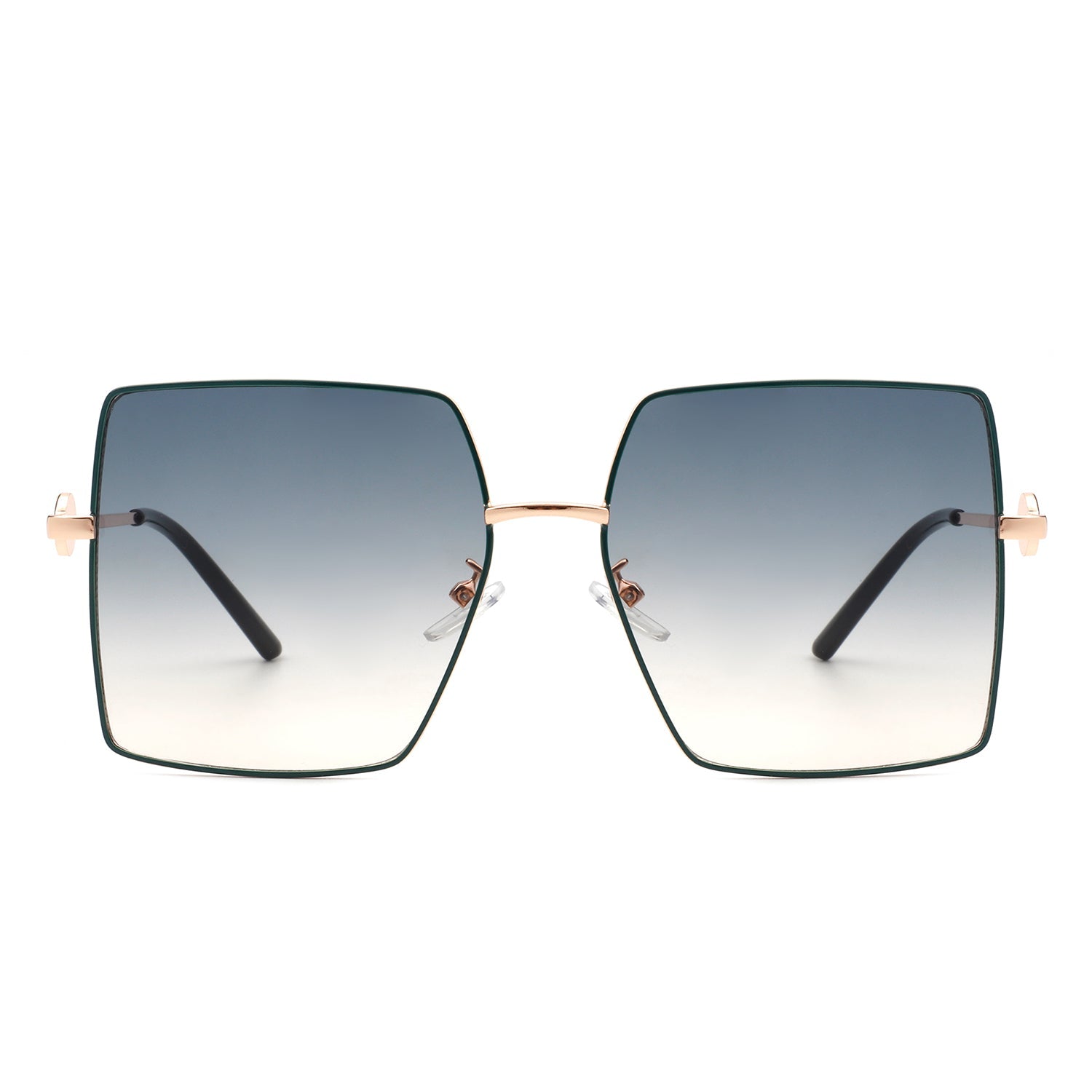 Benazia - Square Oversize Flat Top Large Tinted Women Fashion Sunglasses - Charming Charlie