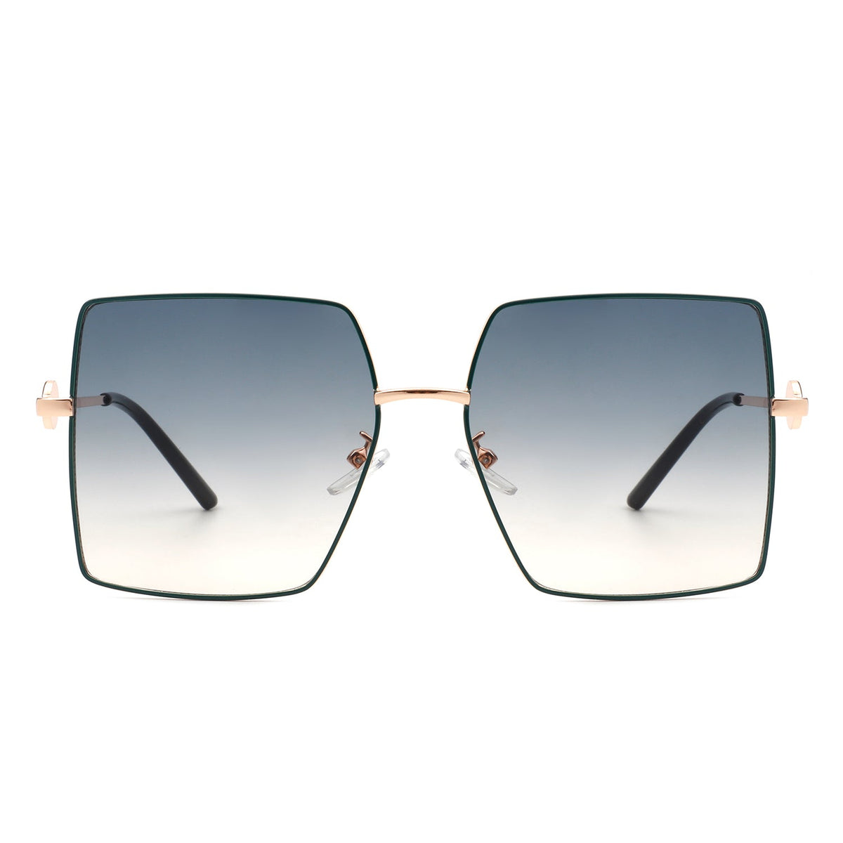 Benazia - Square Oversize Flat Top Large Tinted Women Fashion Sunglasses - Charming Charlie