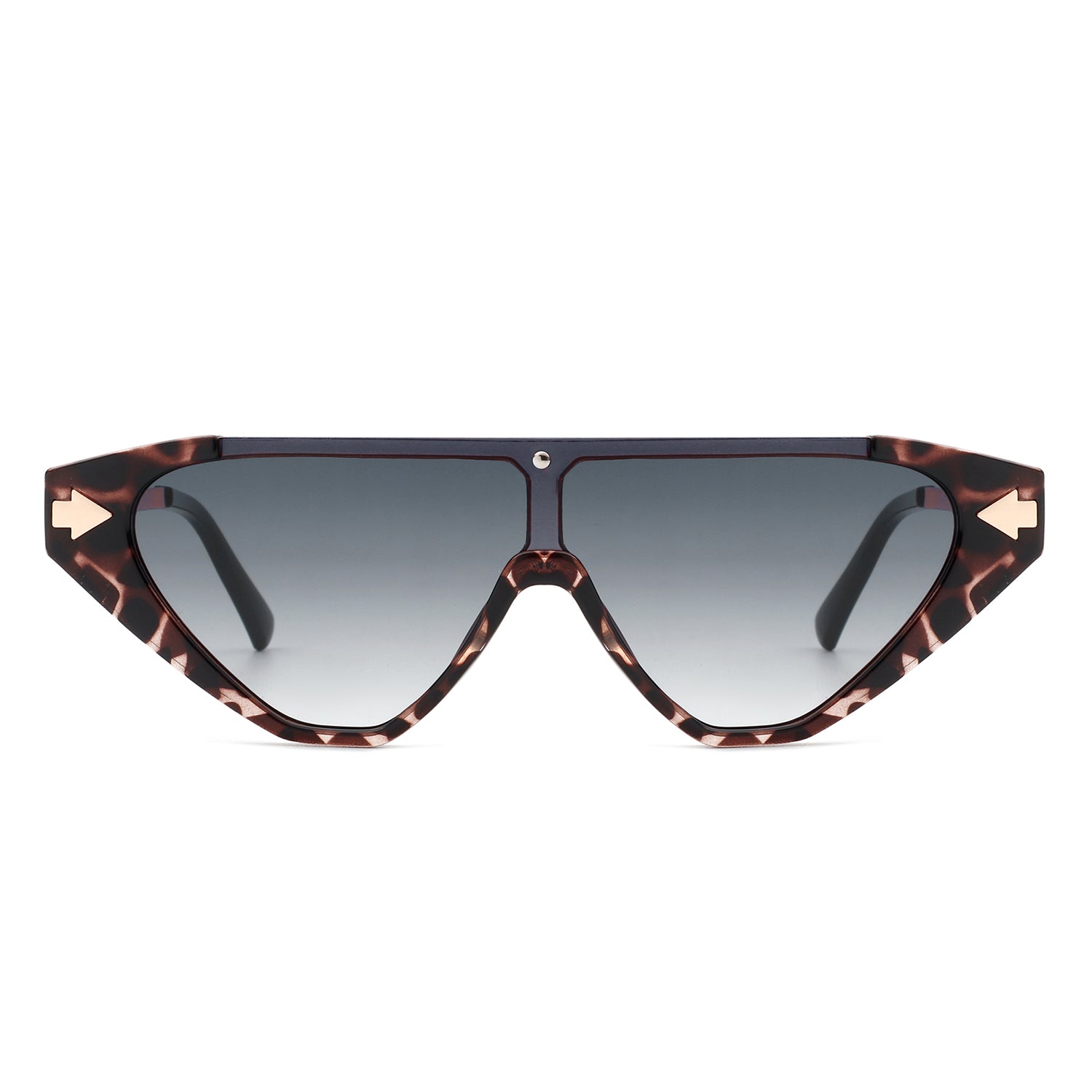 Zedillia - Triangle Mod Irregular Fashion Vintage Geometric Retro Sunglasses - Charming Charlie