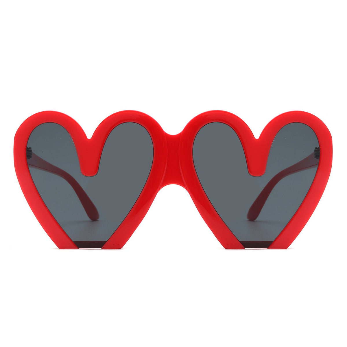 Skylette - Heart Shaped Oversized Party Fashion Sunglasses - Charming Charlie