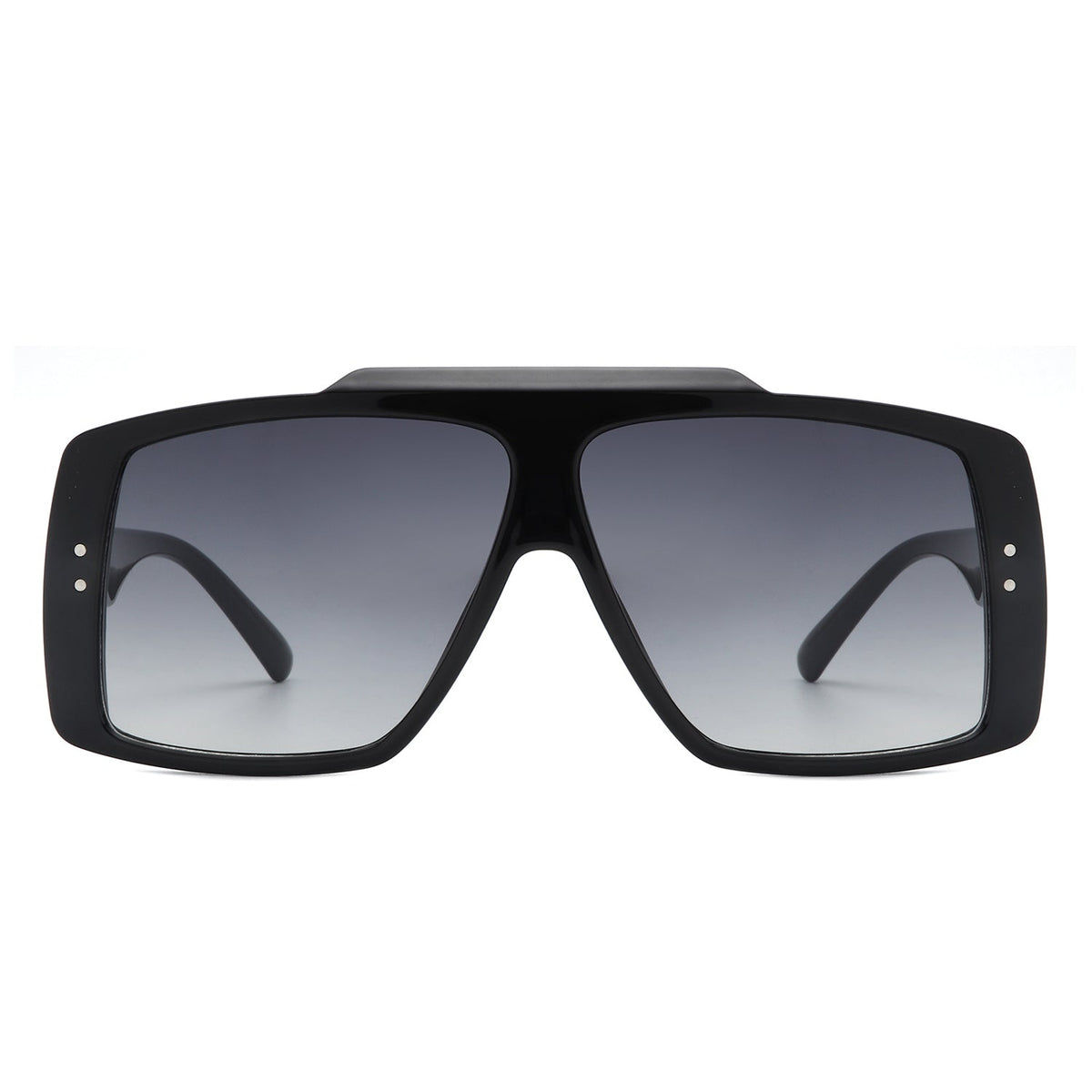 Halia - Square Retro Flat Top Vintage Inspired Fashion Sunglasses - Charming Charlie