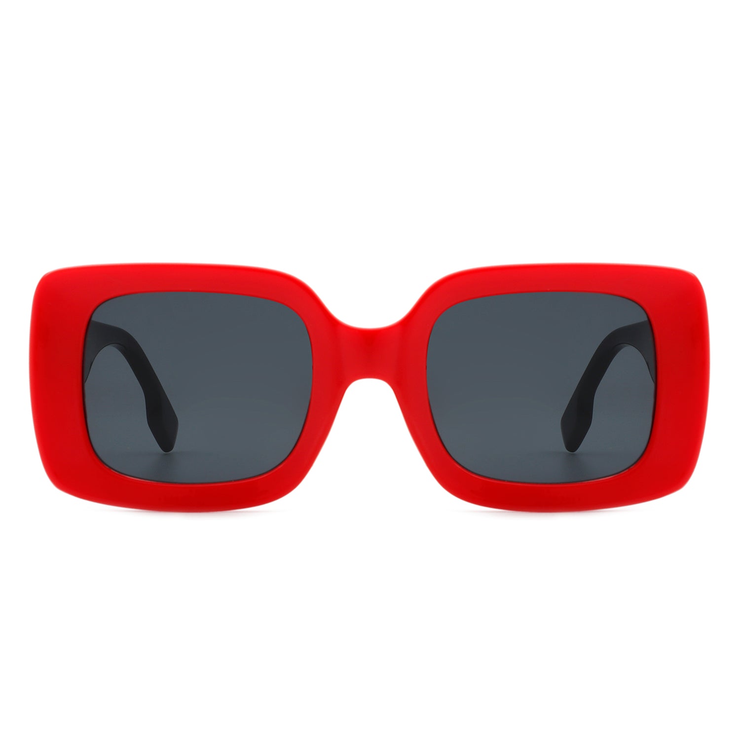 Jadestone - Square Retro Flat Top Fashion Sunglasses - Charming Charlie