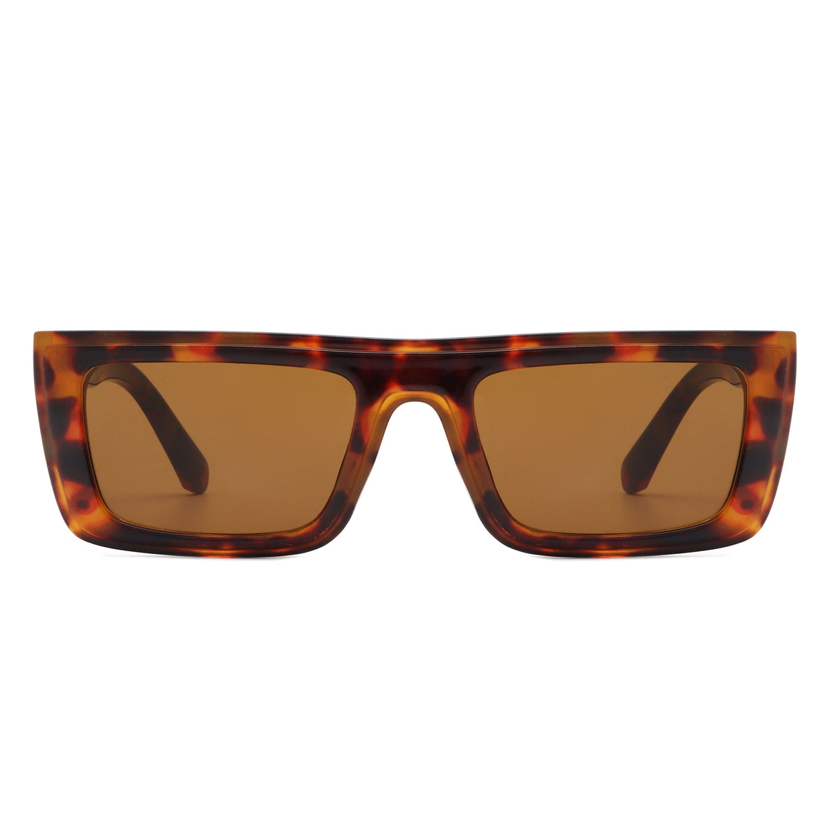 Tybalt - Retro Rectangle Square Flat Top Sunglasses - Charming Charlie