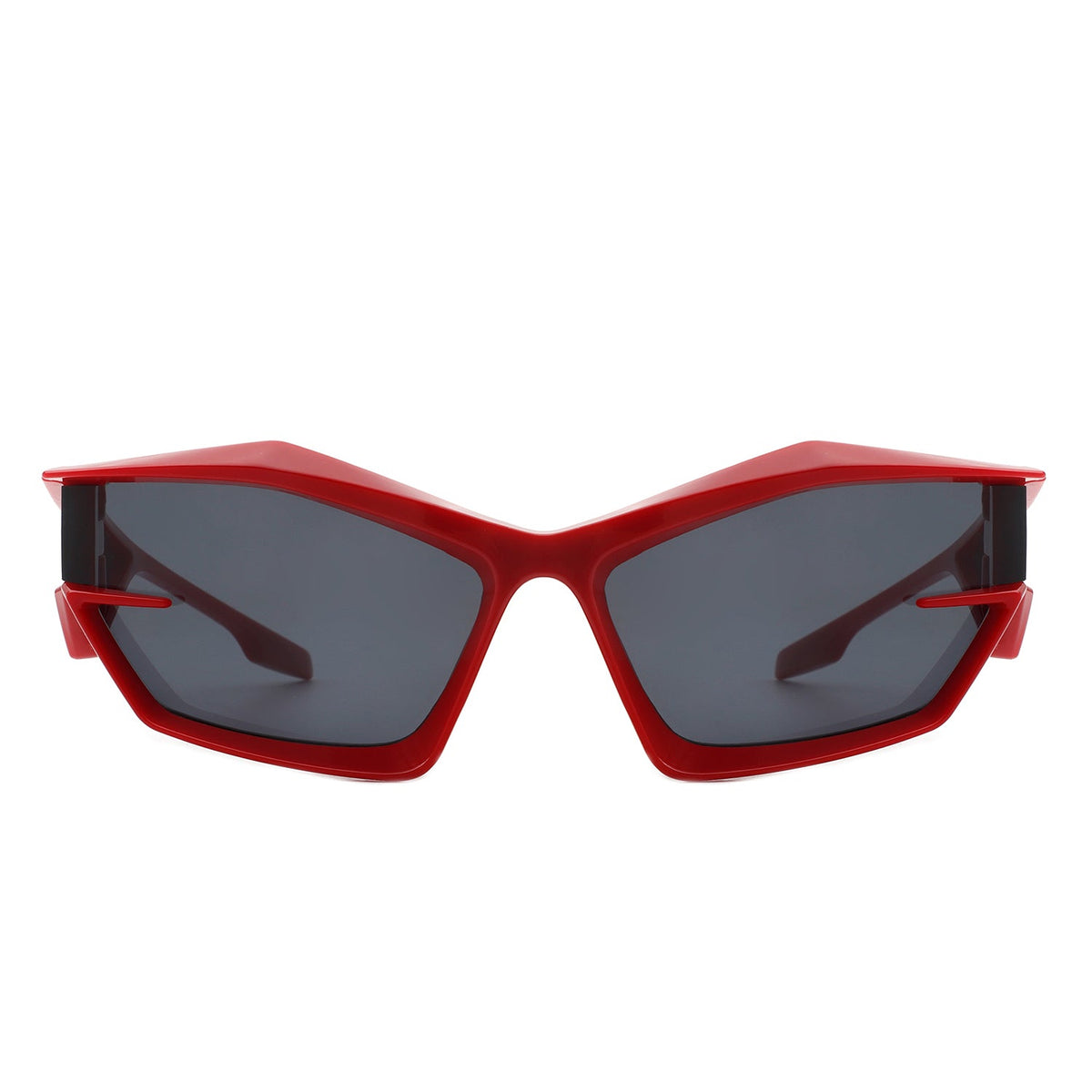 Pollich - Futuristic Rectangle Geometric Chunky Square Fashion Sunglasses - Charming Charlie