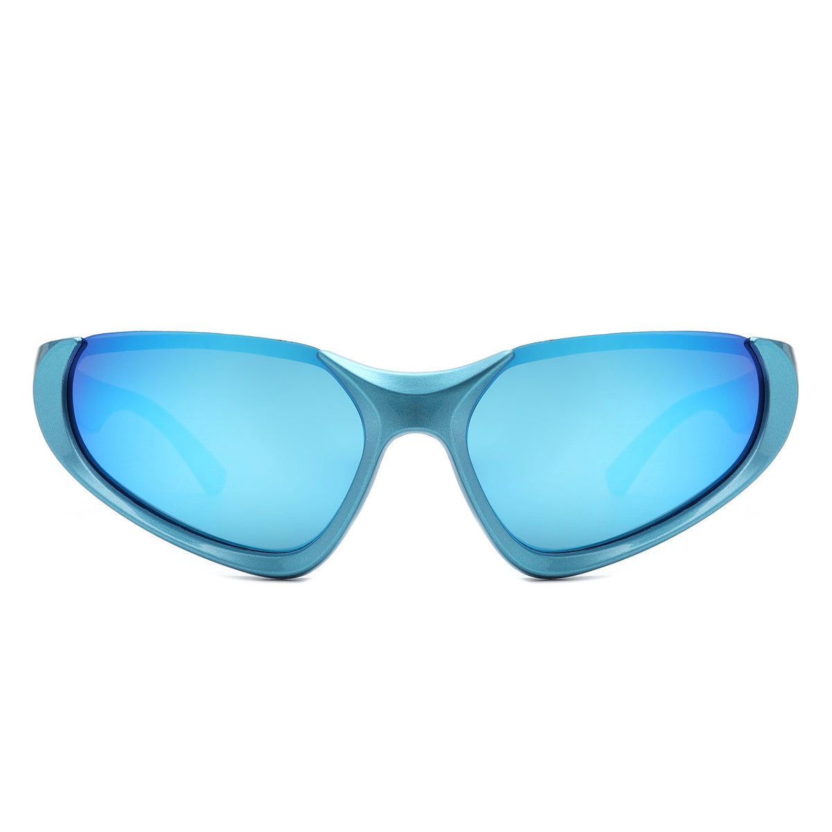 Dazzling - Rectangle Retro Fashion Wrap Around Sunglasses - Charming Charlie