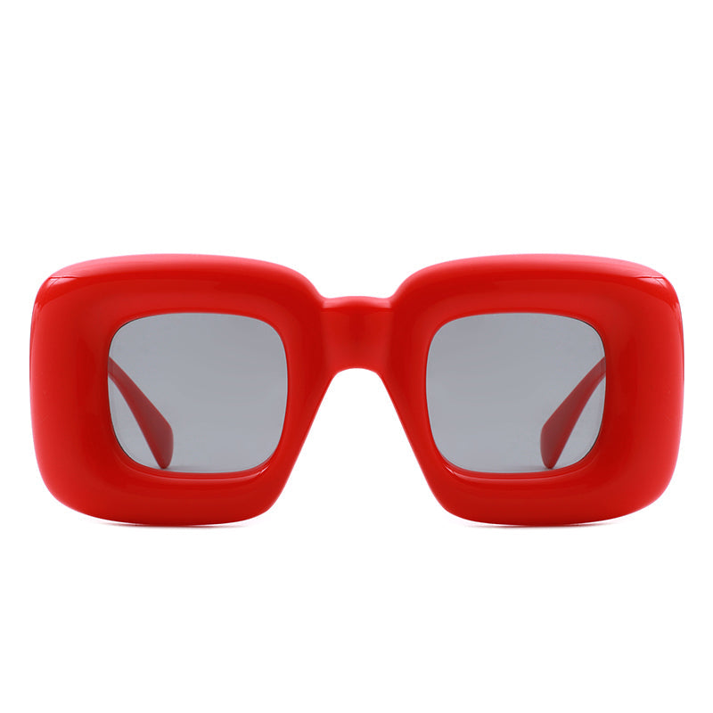 Rayne - Y2K Square Inflated Chunky Retro Funny Sunglasses - Charming Charlie