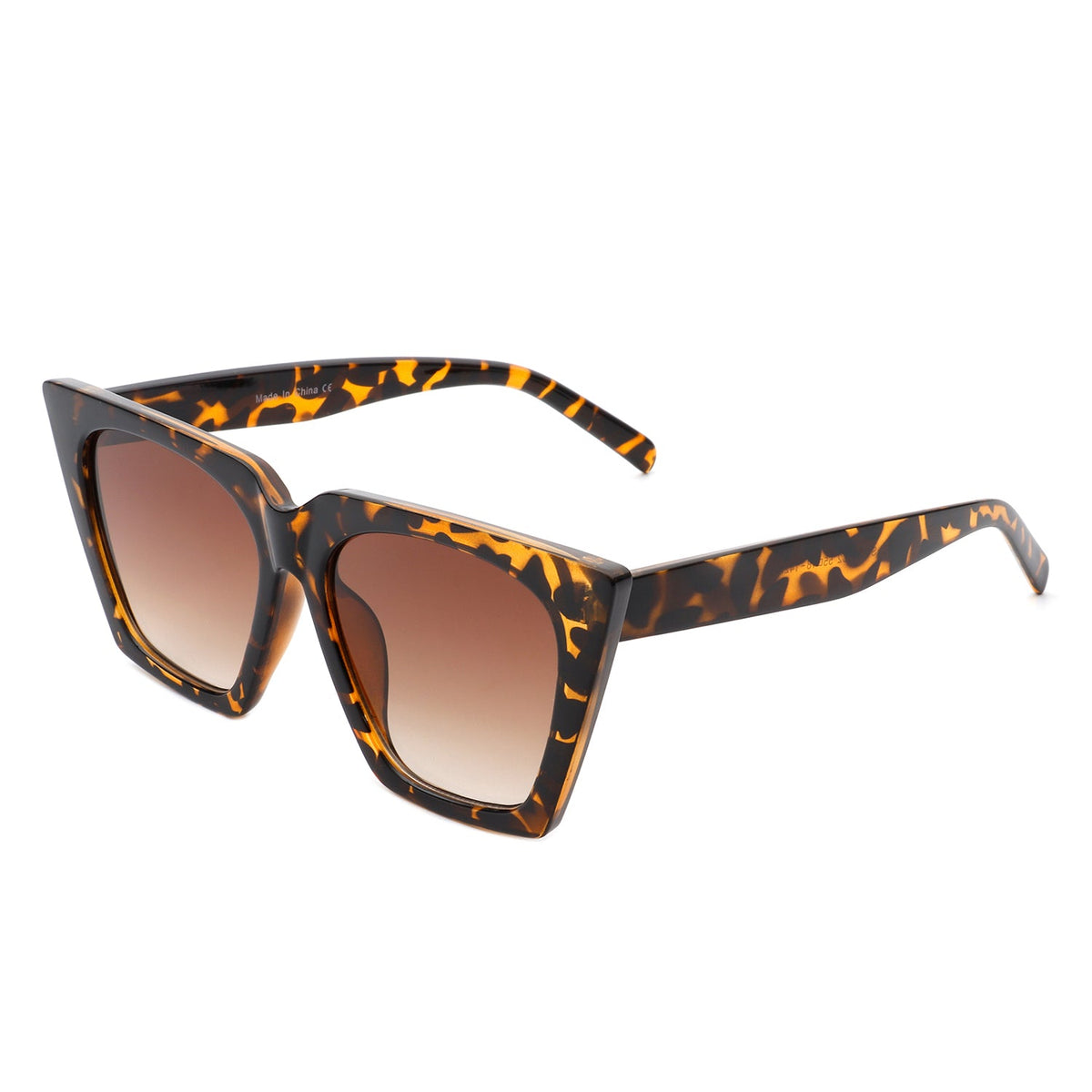 Flarebit - Women Cat Eye Retro Oversize Fashion Square Sunglasses - Charming Charlie