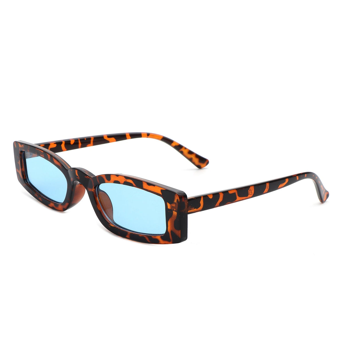 Starzest - Rectangle Slim Retro Tinted Square Vintage Narrow Sunglasses - Charming Charlie