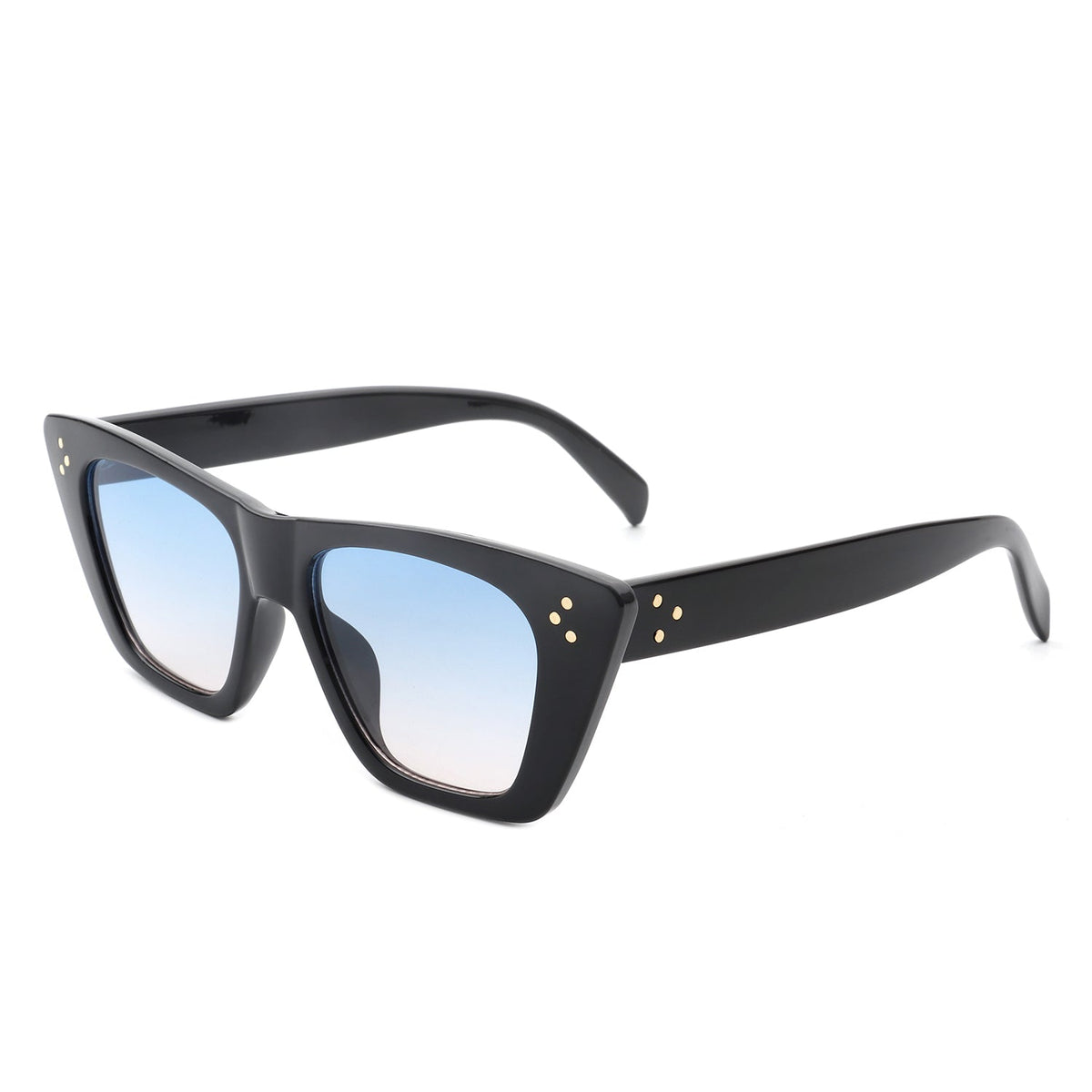 Lightnin - Women Retro Cat Eye Fashion Square Sunglasses - Charming Charlie