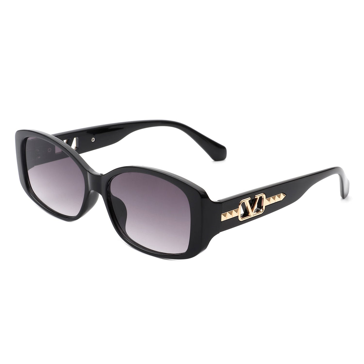 Fantasie - Rectangular Narrow Retro Tinted Fashion Square Sunglasses - Charming Charlie