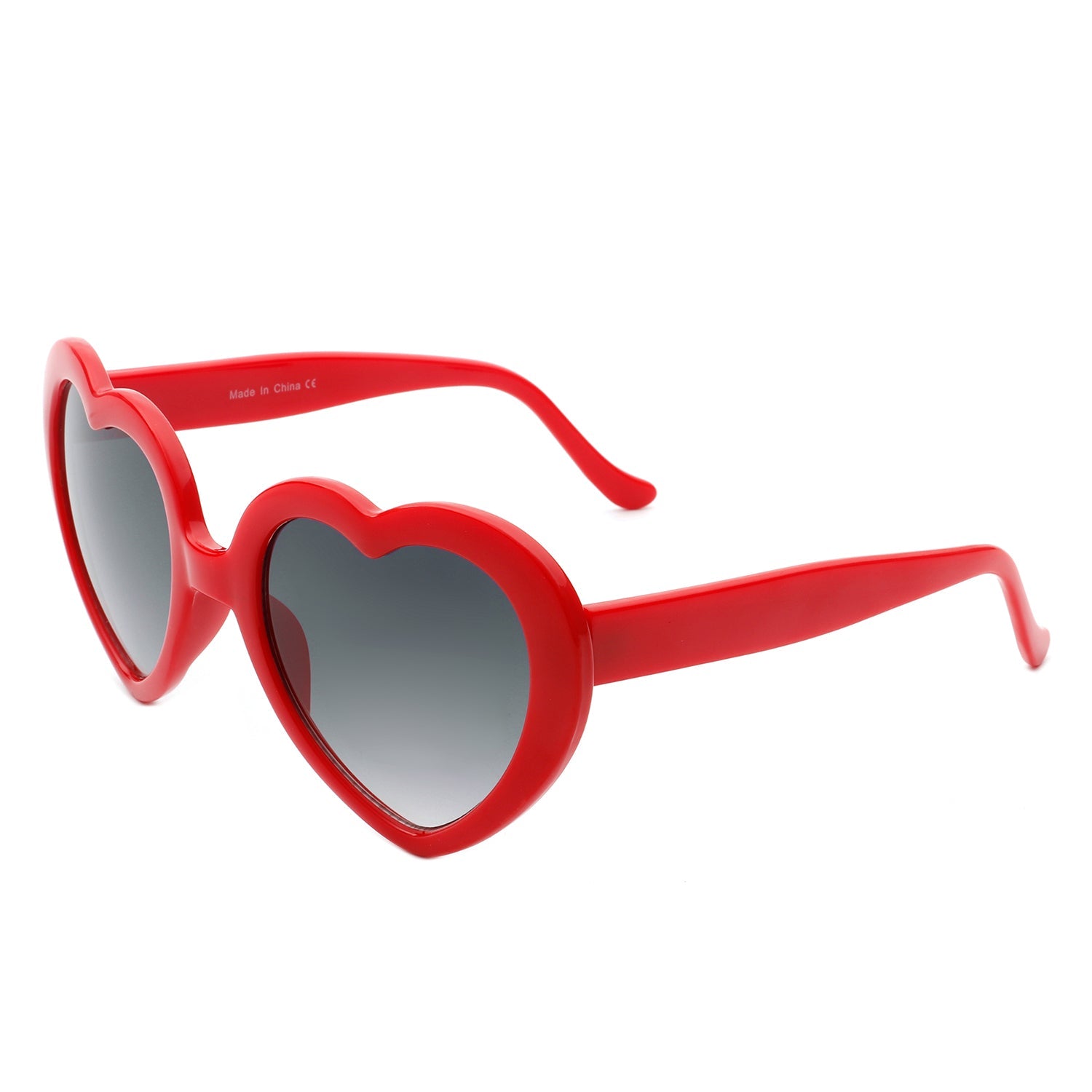 Glowlily - Playful Mod Clout Women Heart Shape Fashion Sunglasses - Charming Charlie