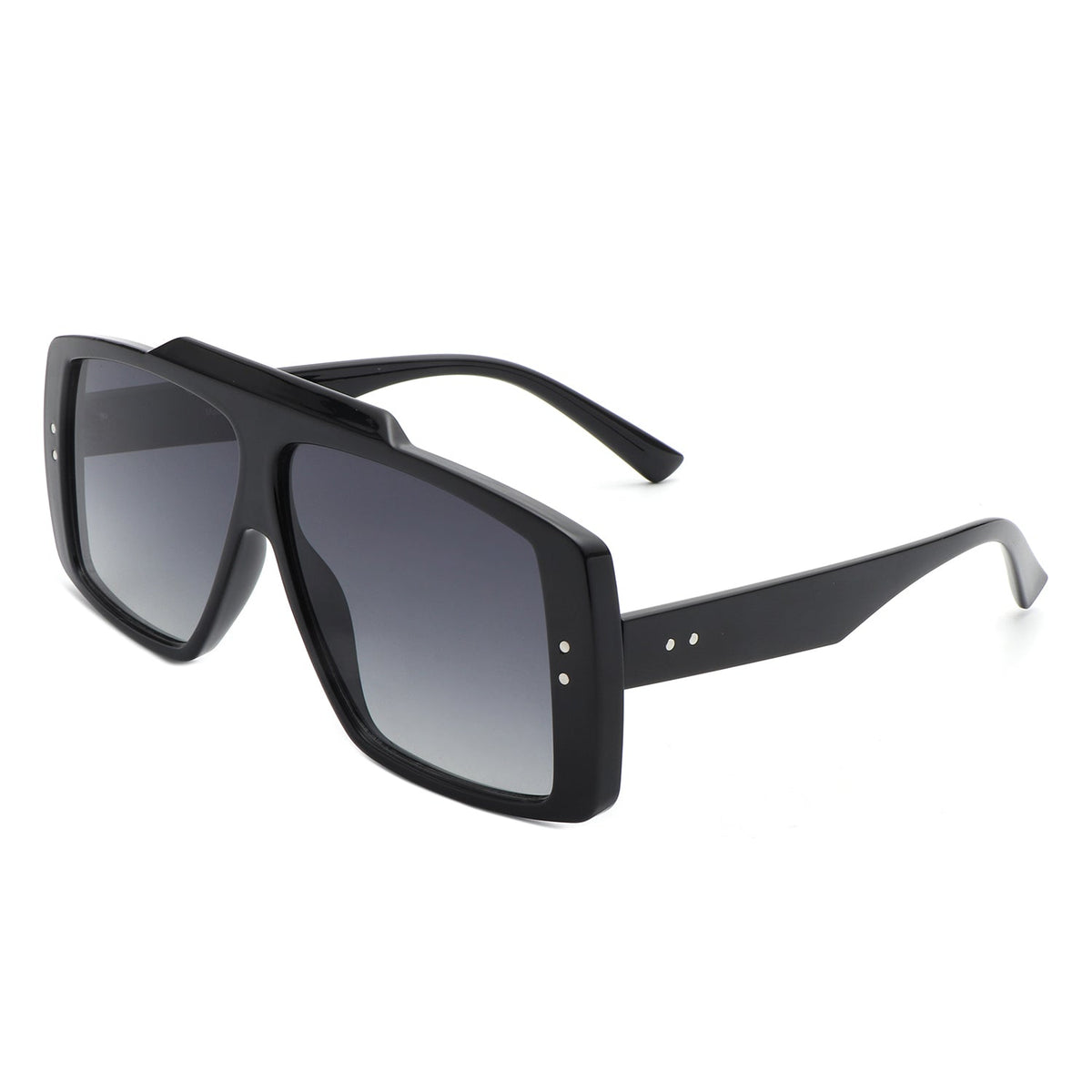 Halia - Square Retro Flat Top Vintage Inspired Fashion Sunglasses - Charming Charlie
