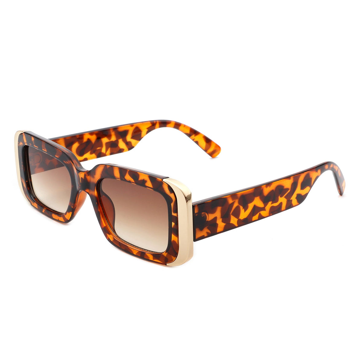 Quixotic - Rectangle Narrow Fashion Tinted Square Sunglasses - Charming Charlie