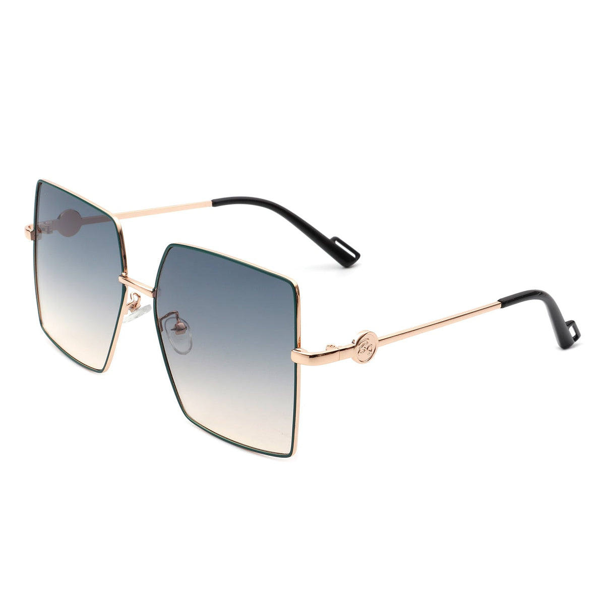 Benazia - Square Oversize Flat Top Large Tinted Women Fashion Sunglasses - Charming Charlie