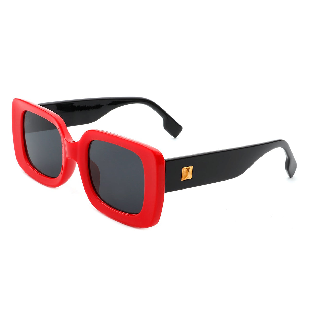 Jadestone - Square Retro Flat Top Fashion Sunglasses - Charming Charlie