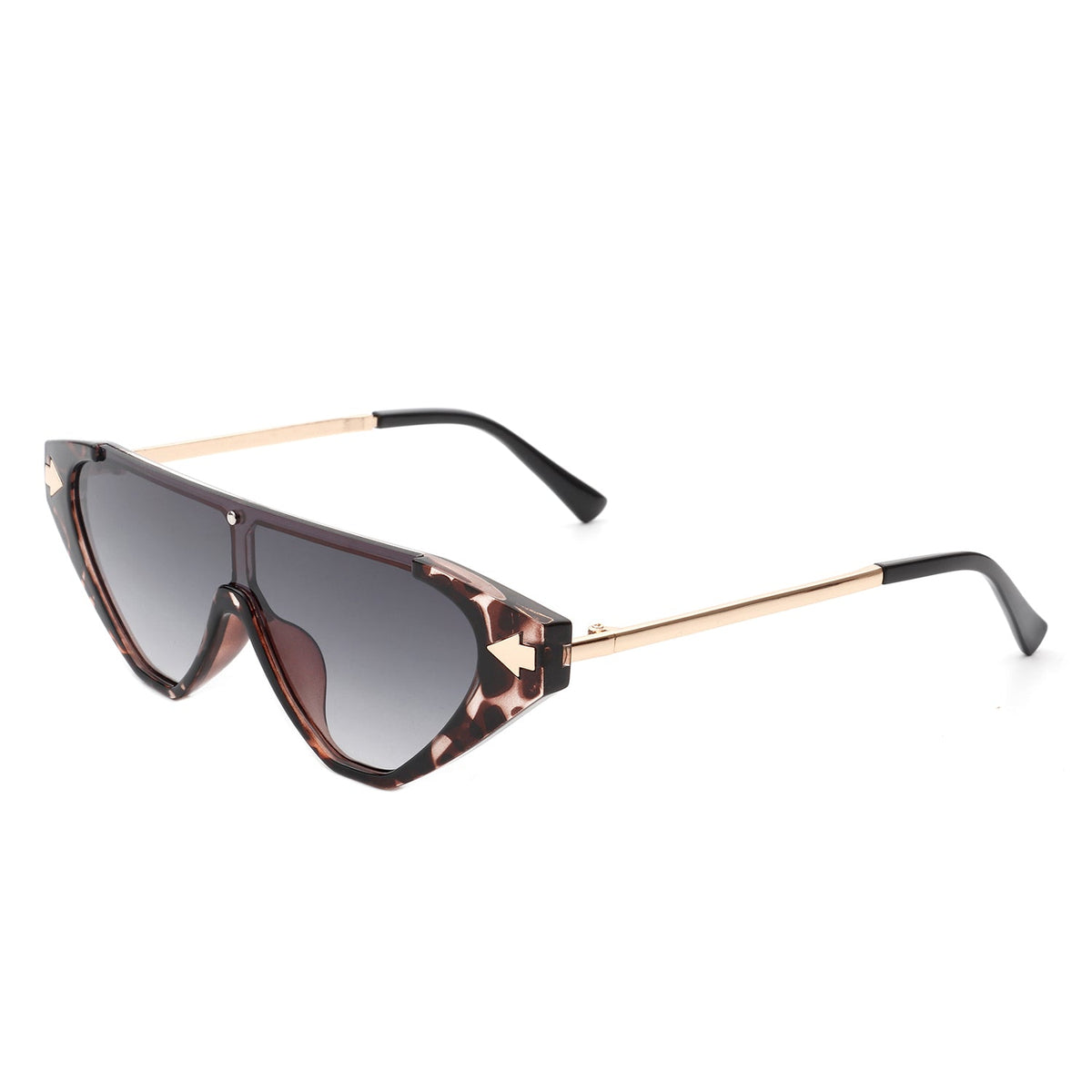 Zedillia - Triangle Mod Irregular Fashion Vintage Geometric Retro Sunglasses - Charming Charlie