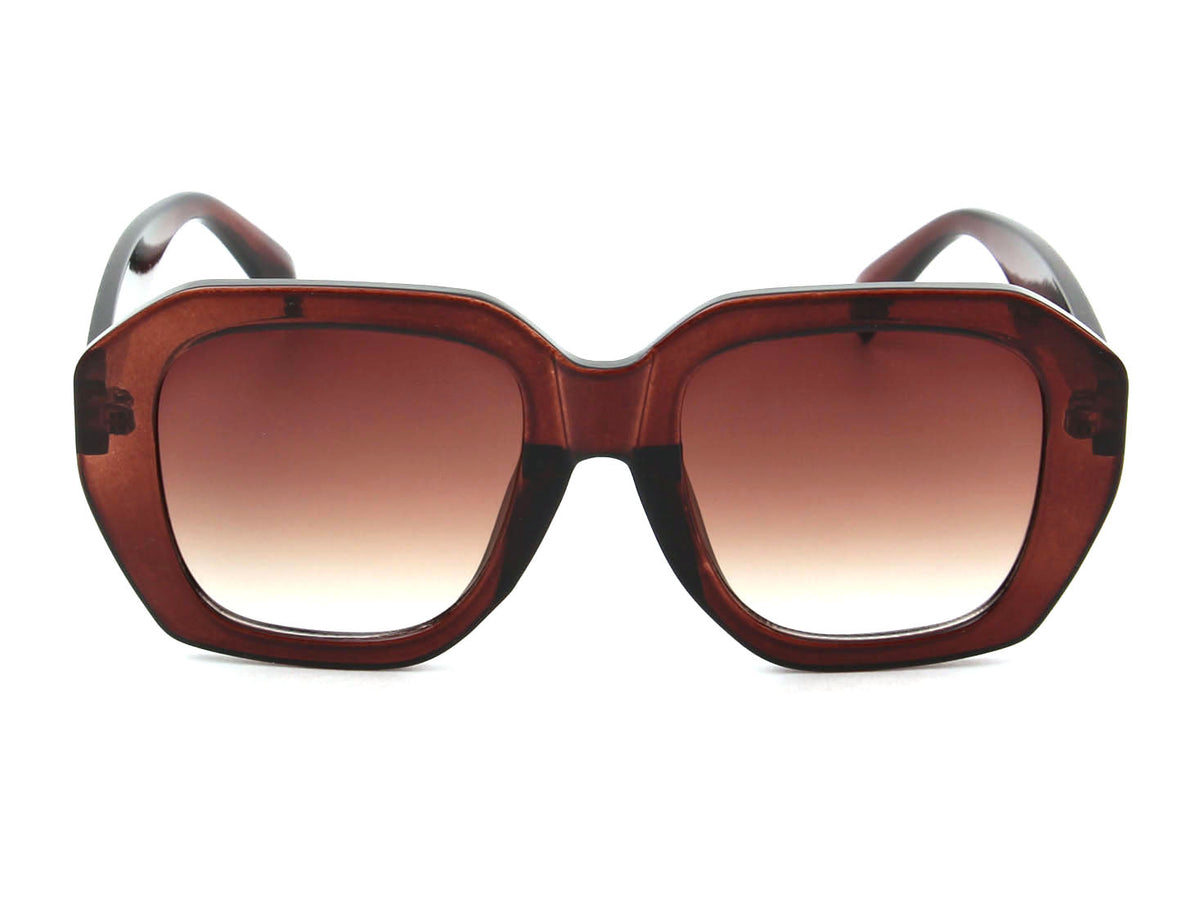 Sheridan | Women Square Oversize Fashion Sunglasses - Charming Charlie