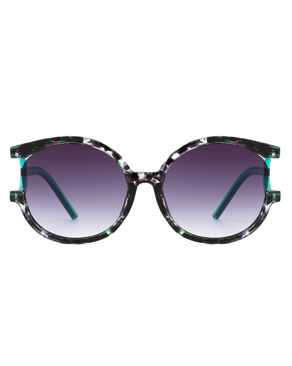 Iloria - Oversized Fashion Irregular Round Sunglasses - Charming Charlie