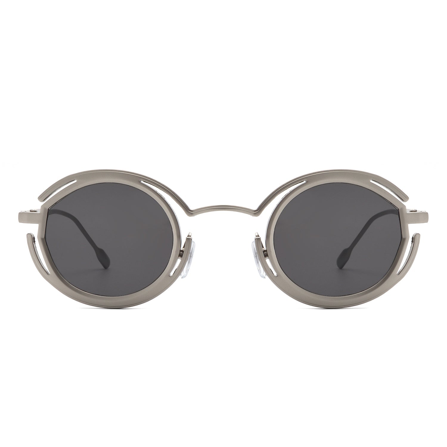 Moonmist - Fashion Circle Geometric Round Futuristic Fashion Sunglasses - Charming Charlie