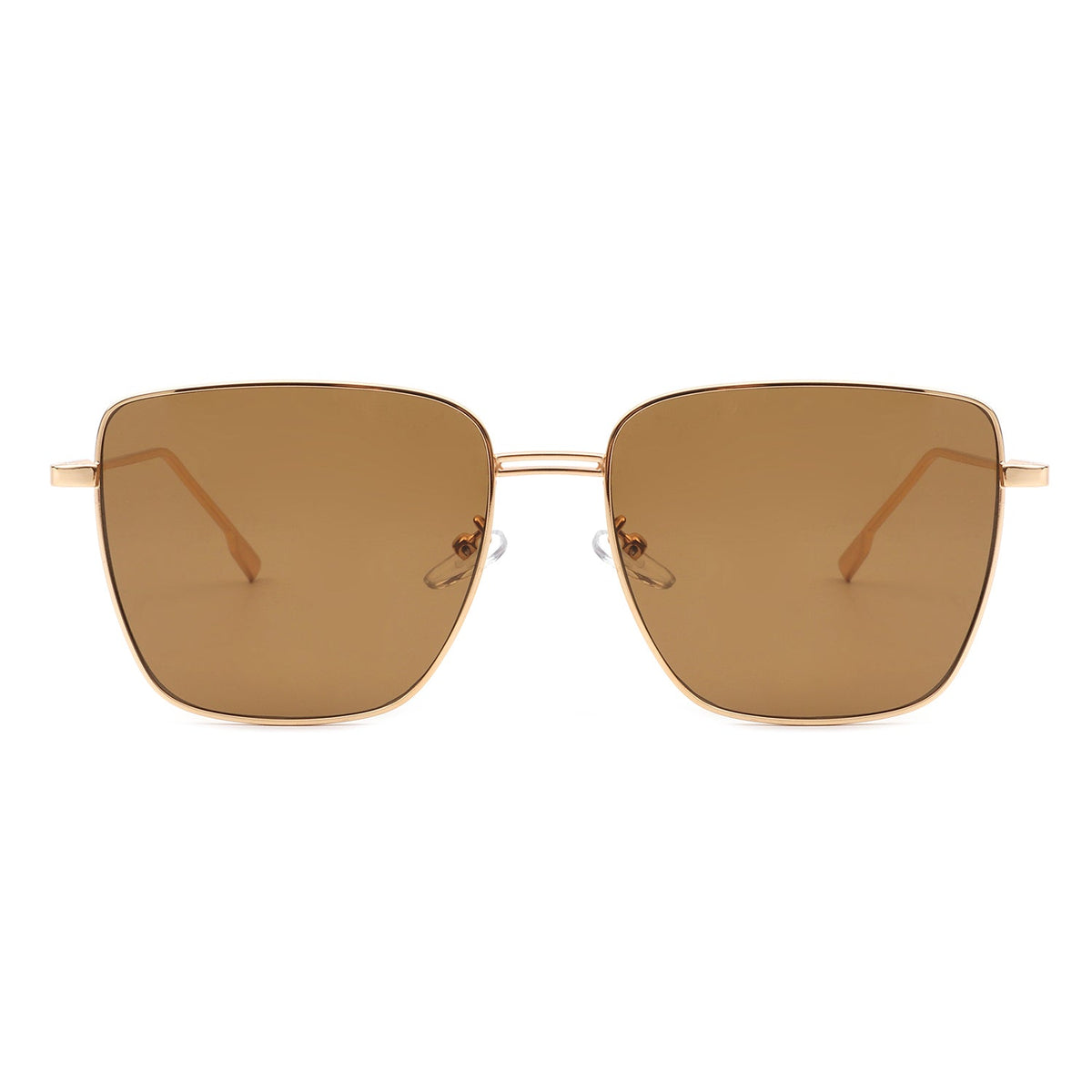 Eskuitan | Women Square Metal Oversize Fashion Sunglasses - Charming Charlie