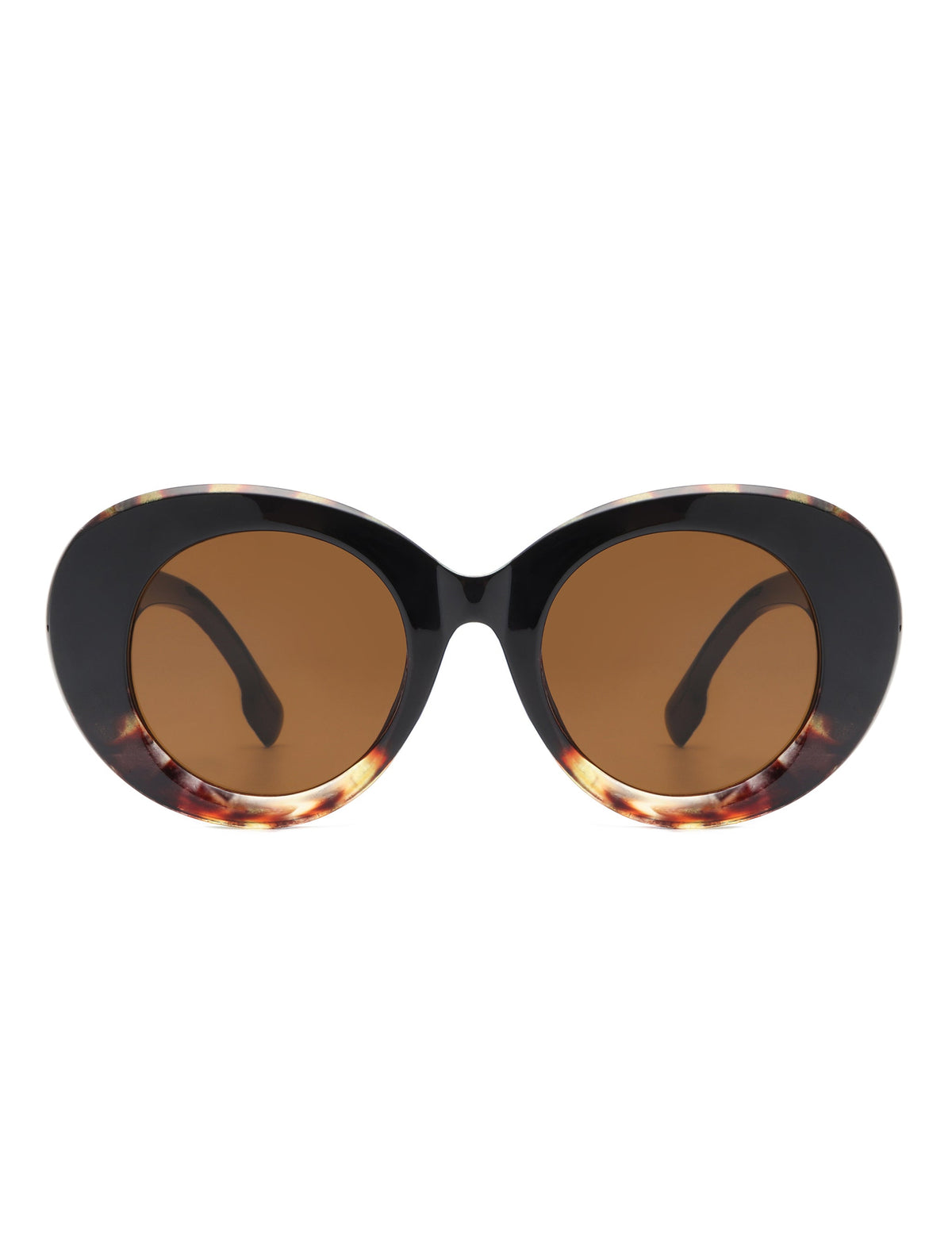 Optic - Round Oval Oversized Women's Fashion Sunglasses - Charming Charlie