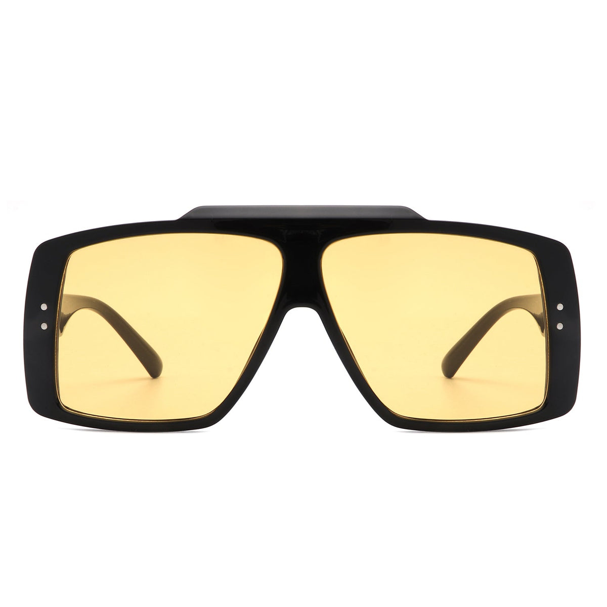 Halia - Square Retro Flat Top Vintage Inspired Fashion Sunglasses - Charming Charlie