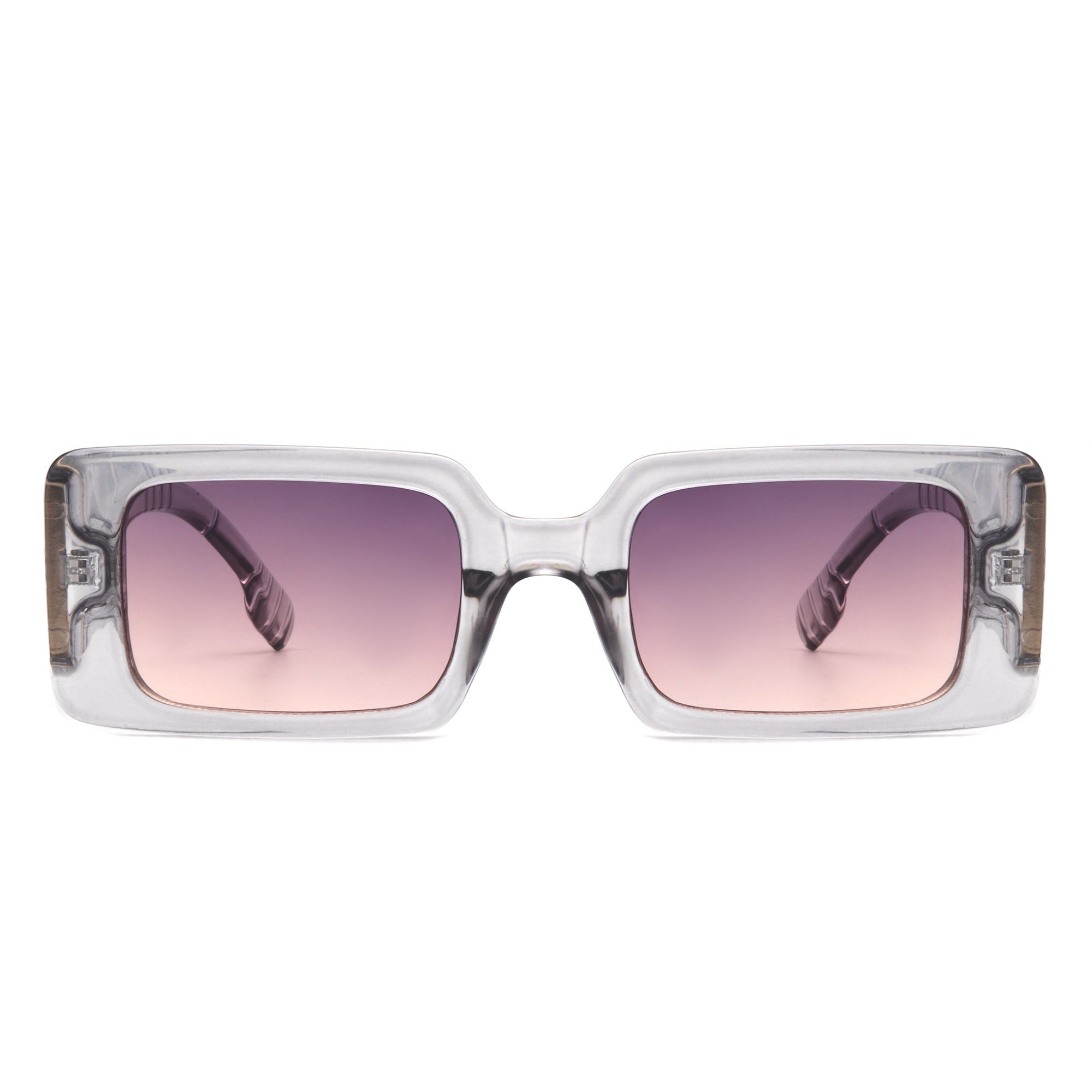 Kaelith - Retro Square Thick Frame Women's Fashion Sunglasses - Charming Charlie