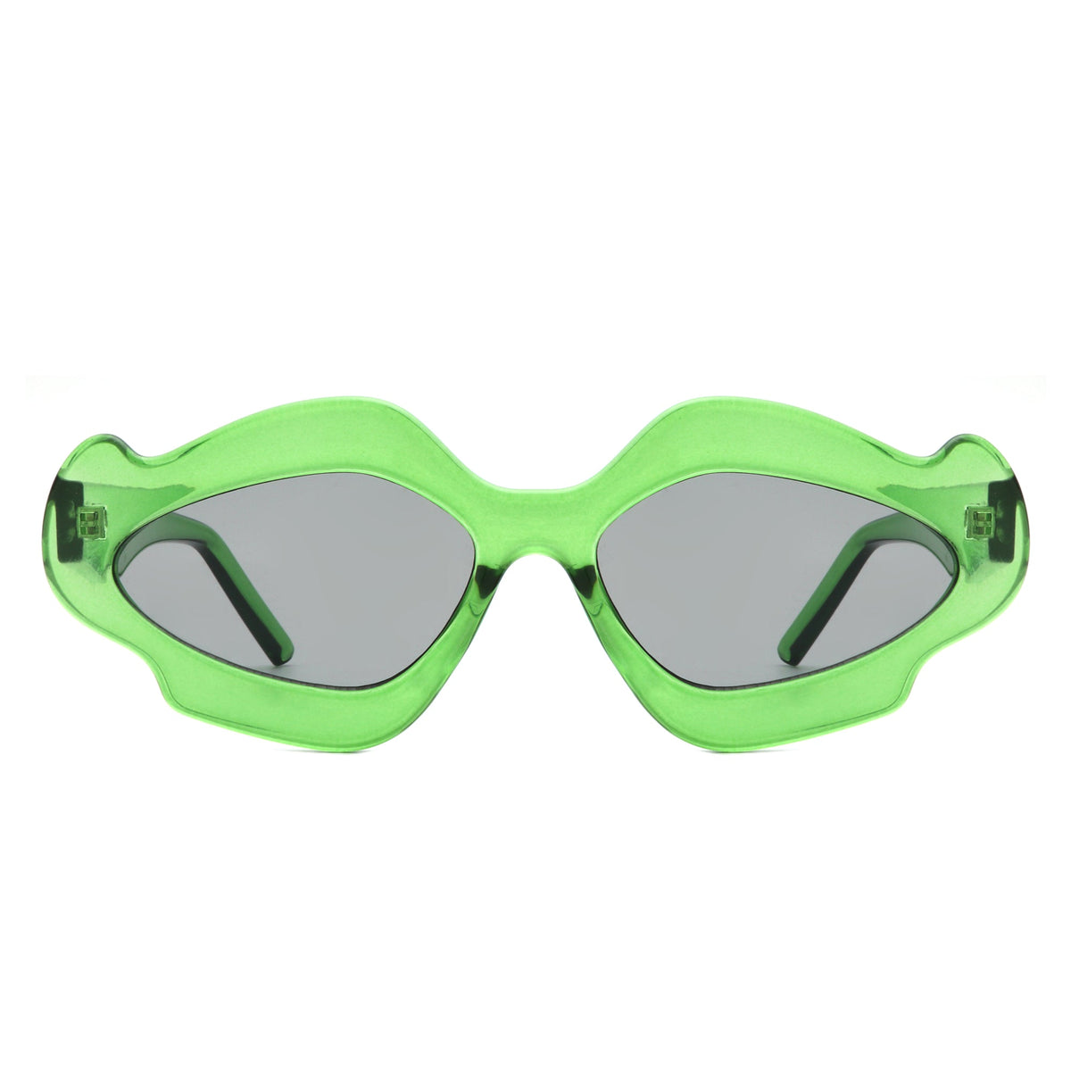 Zyrith - Geometric Wavy Designed Women's Sunglasses - Charming Charlie
