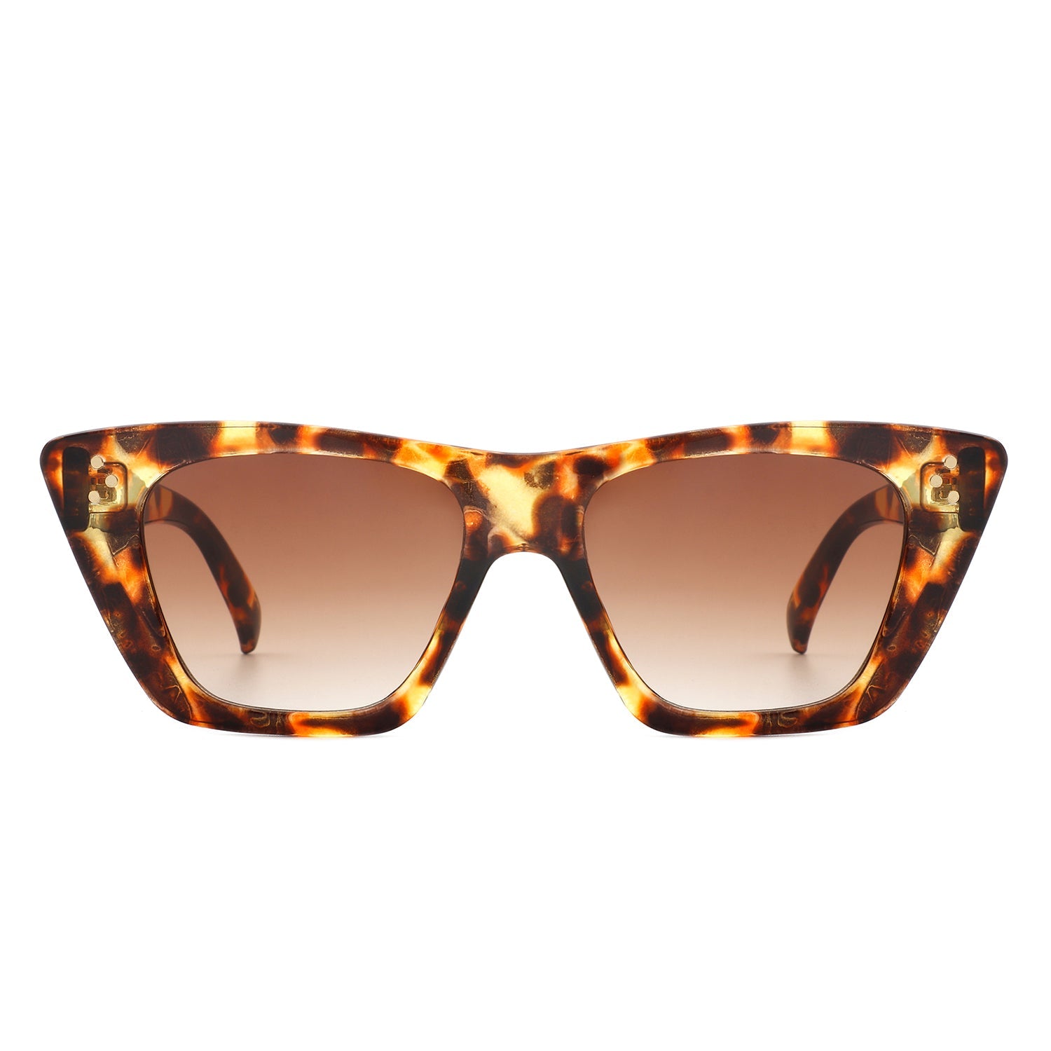 Lightnin - Women Retro Cat Eye Fashion Square Sunglasses - Charming Charlie