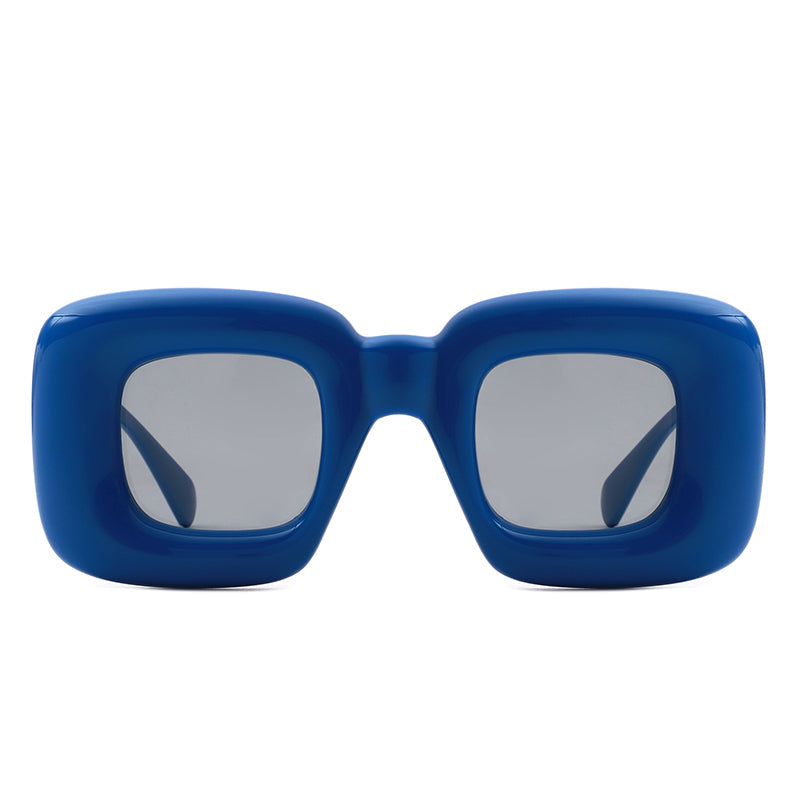 Rayne - Y2K Square Inflated Chunky Retro Funny Sunglasses - Charming Charlie