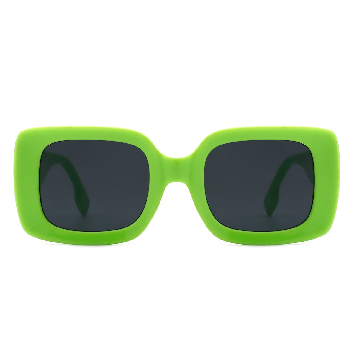 Jadestone - Square Retro Flat Top Fashion Sunglasses - Charming Charlie