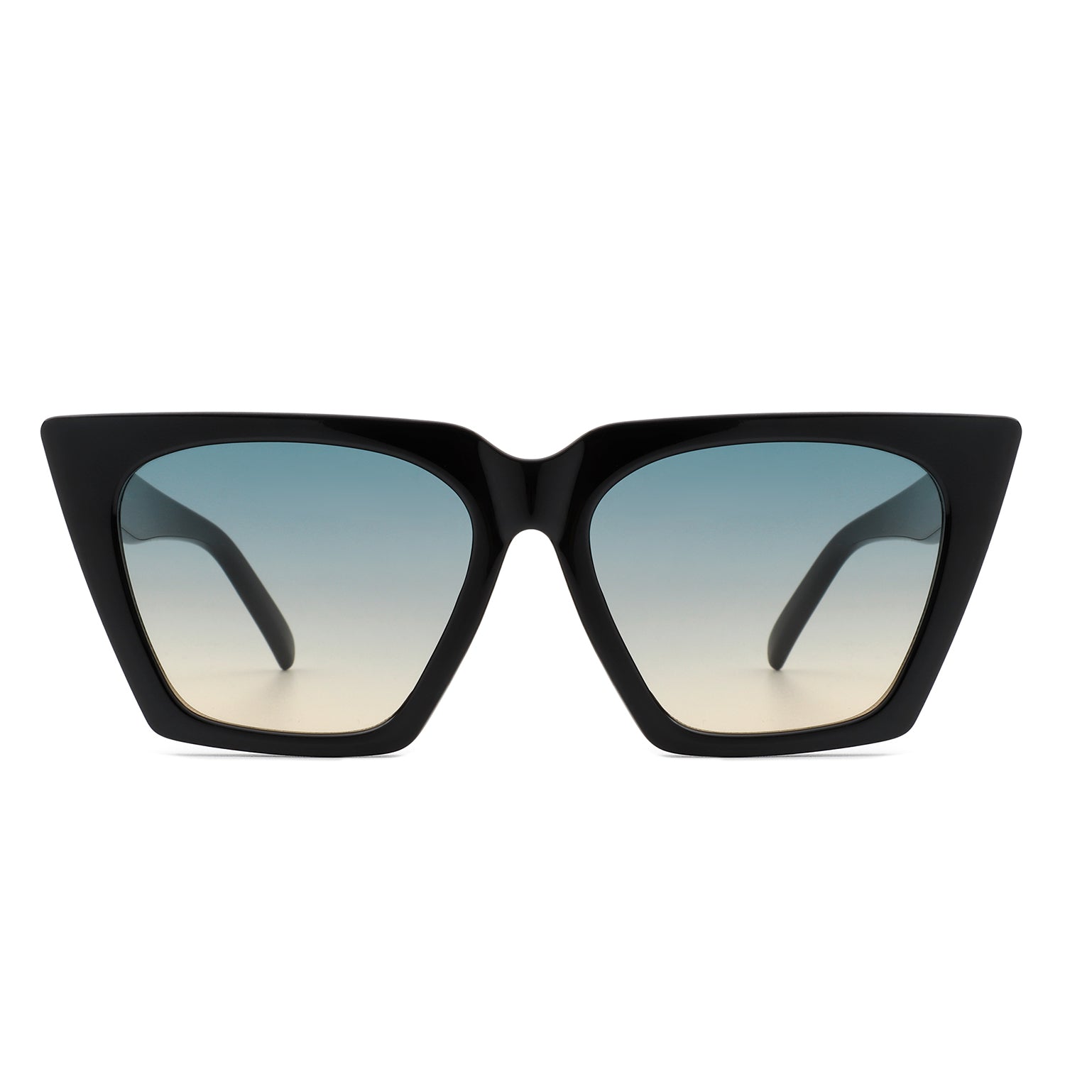 Flarebit - Women Cat Eye Retro Oversize Fashion Square Sunglasses - Charming Charlie