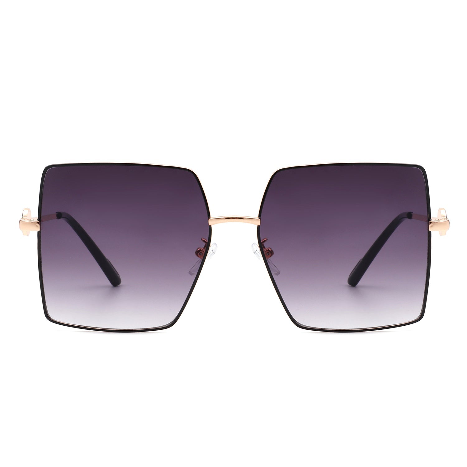 Benazia - Square Oversize Flat Top Large Tinted Women Fashion Sunglasses - Charming Charlie
