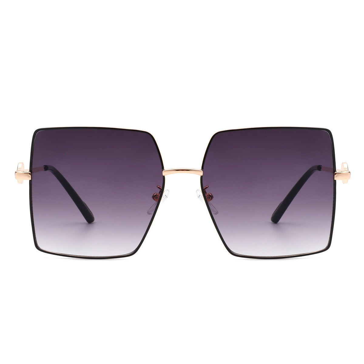 Benazia - Square Oversize Flat Top Large Tinted Women Fashion Sunglasses - Charming Charlie