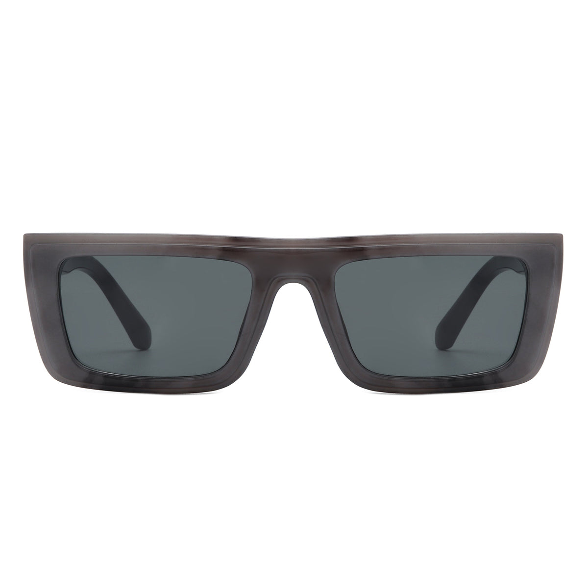Tybalt - Retro Rectangle Square Flat Top Sunglasses - Charming Charlie