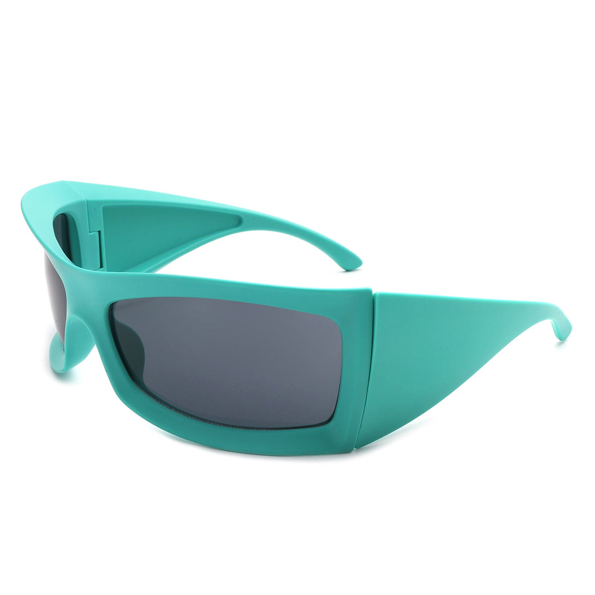 Skytalon - Square Retro Chunky Wrap Around Sunglasses - Charming Charlie