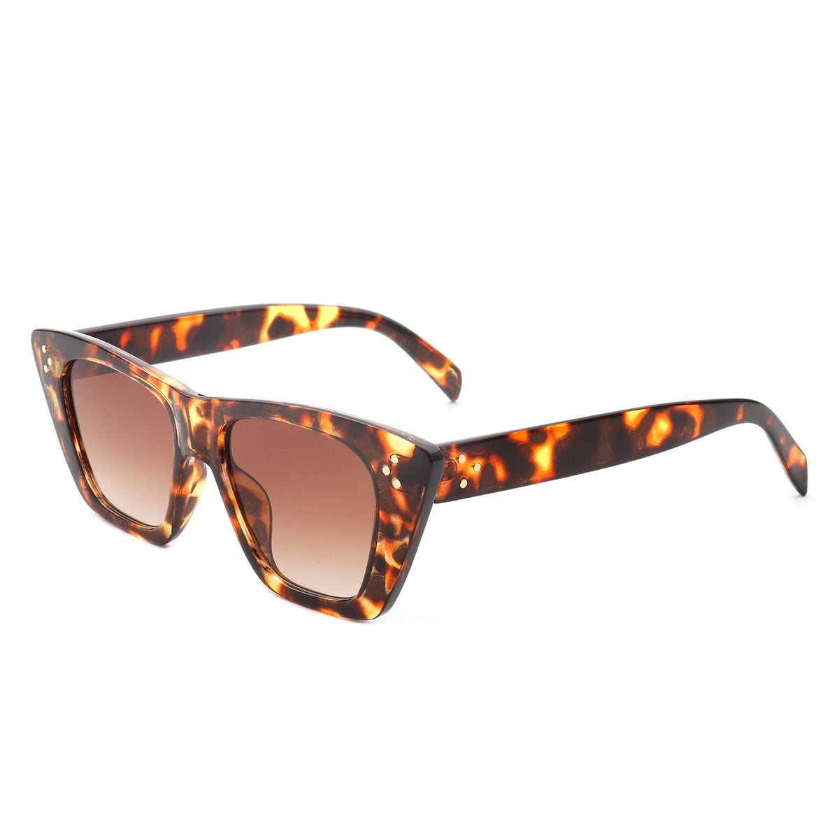 Lightnin - Women Retro Cat Eye Fashion Square Sunglasses - Charming Charlie