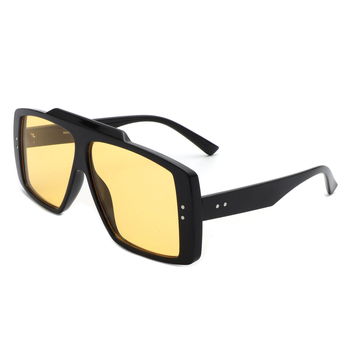 Halia - Square Retro Flat Top Vintage Inspired Fashion Sunglasses - Charming Charlie