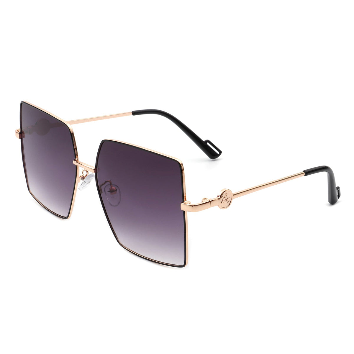 Benazia - Square Oversize Flat Top Large Tinted Women Fashion Sunglasses - Charming Charlie